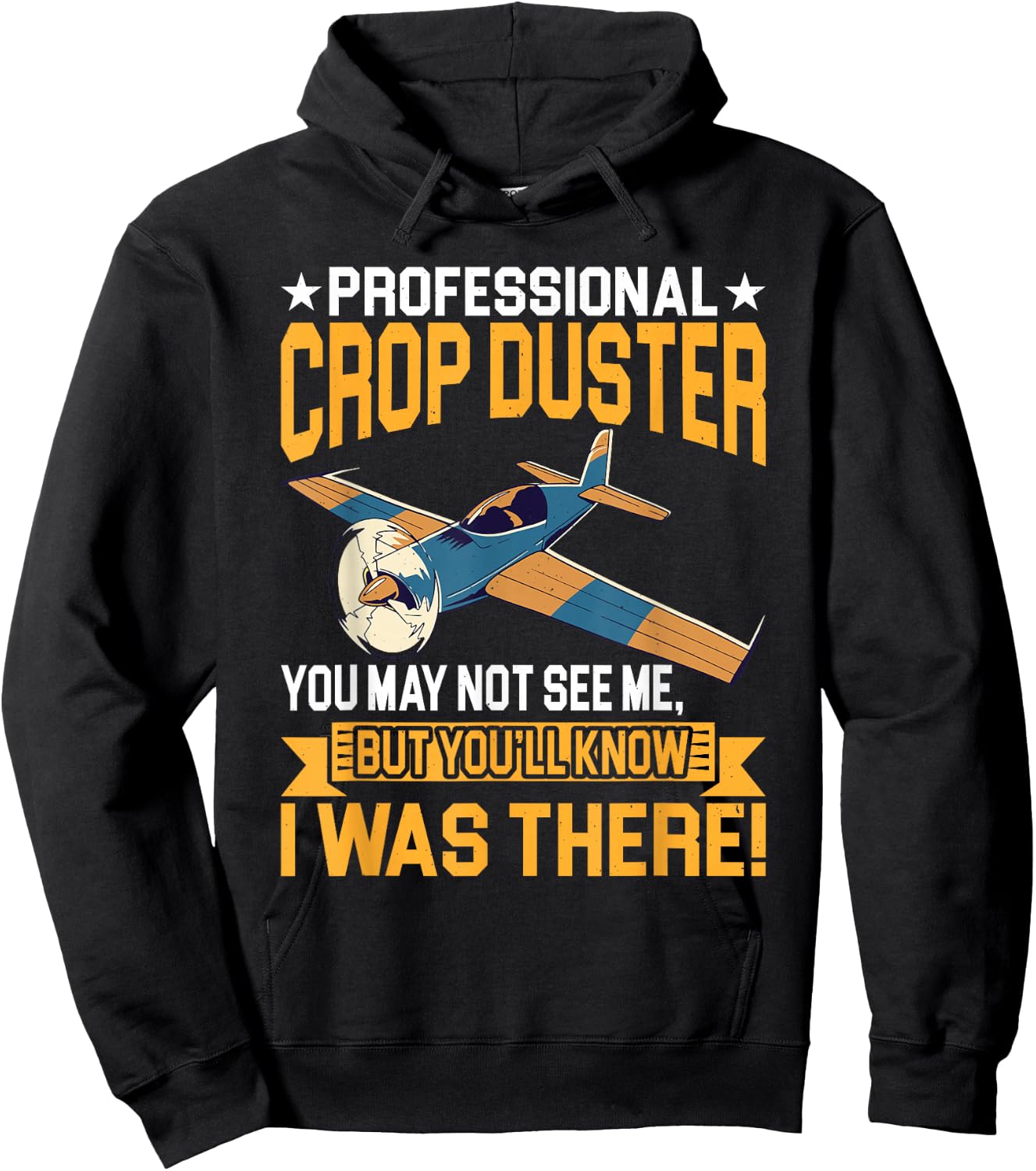 Professional I Was There Spray Plane Hoodie - Hoodie | Black