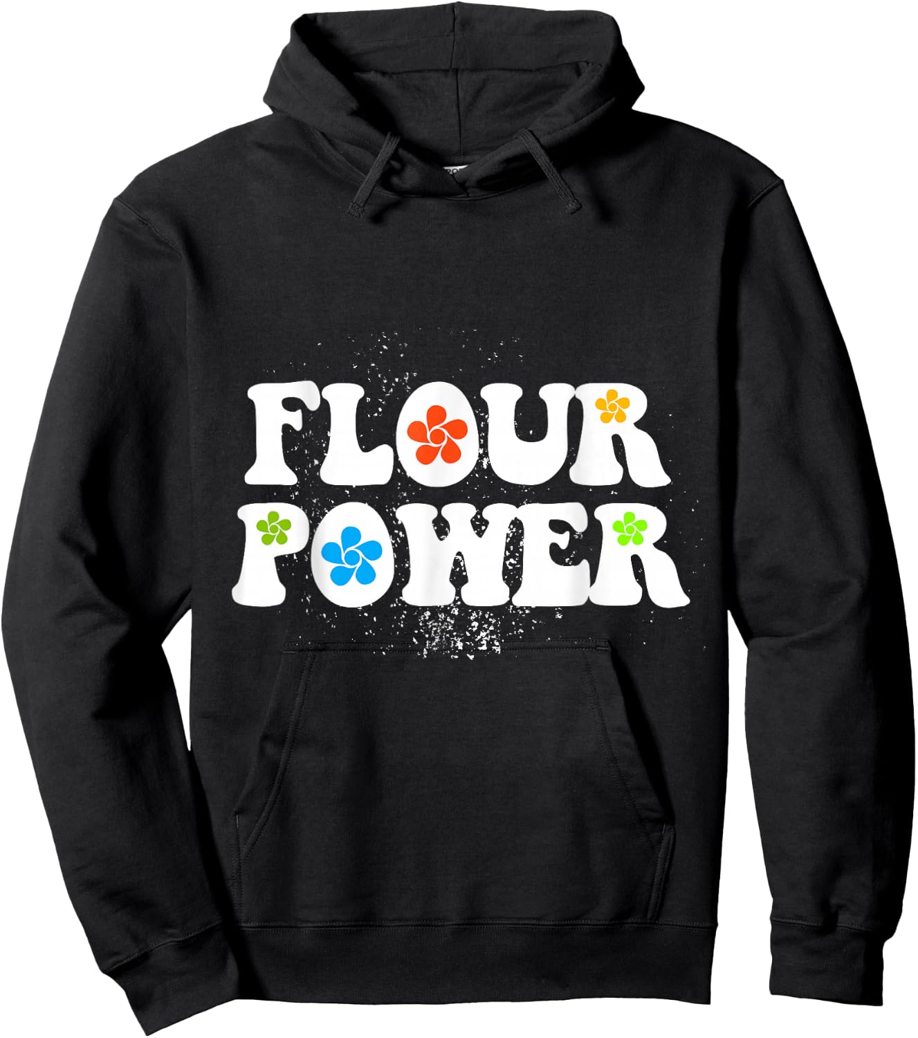 Flour Power Hoodie - Hoodie | Black