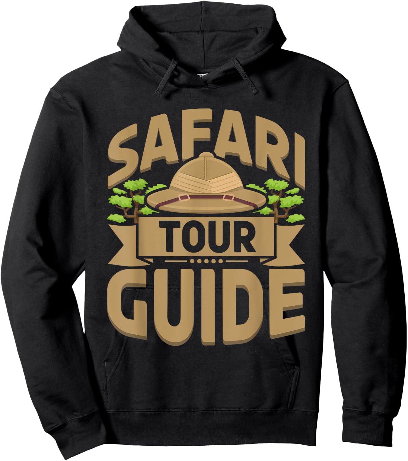 Safari Tour Guide Costume Africa Zoo Outfit Safari Tour Hoodie - Hoodie | Black