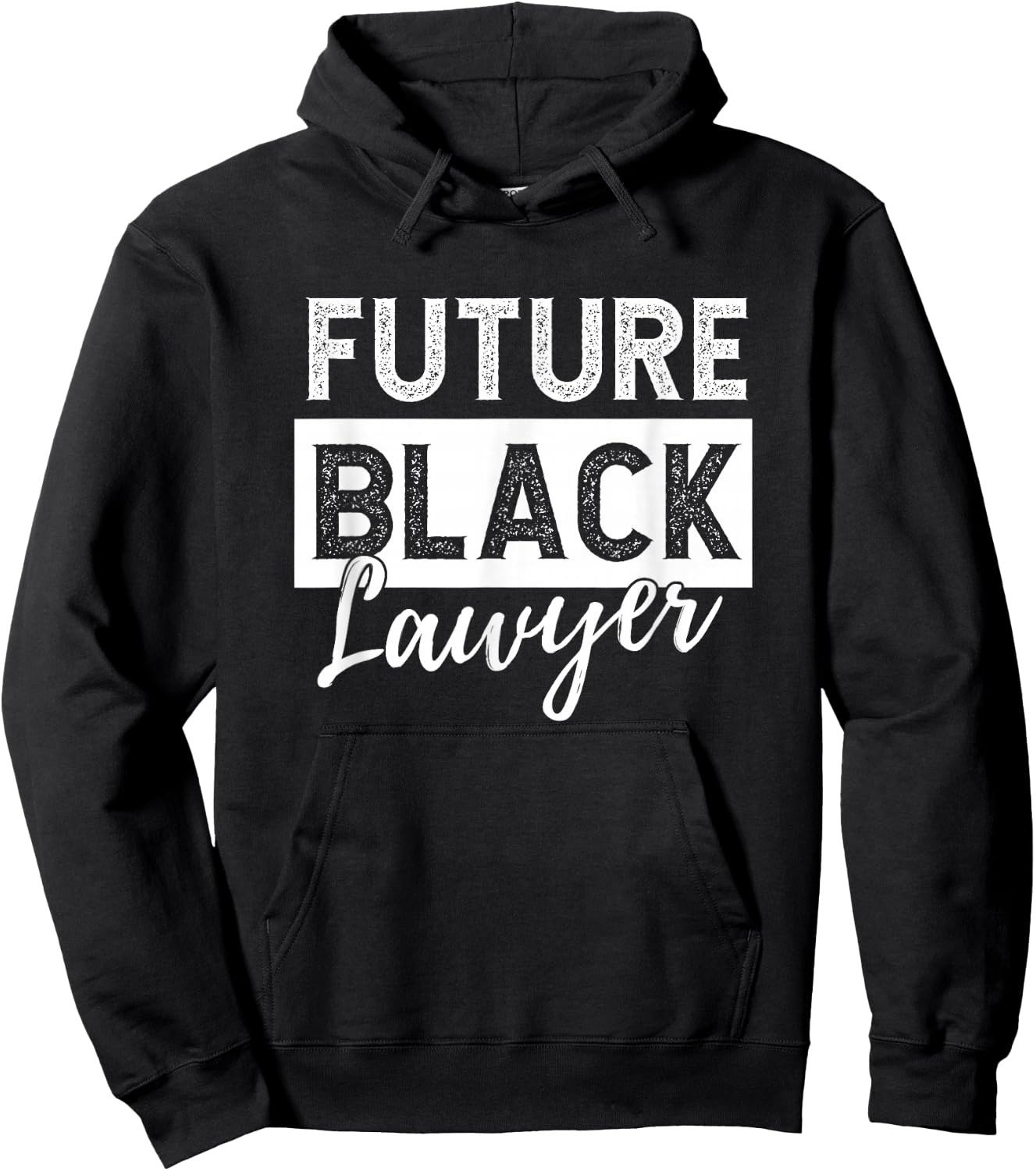 Future Black Lawyer Justice Law School Student Attorney Hoodie - Hoodie | Black