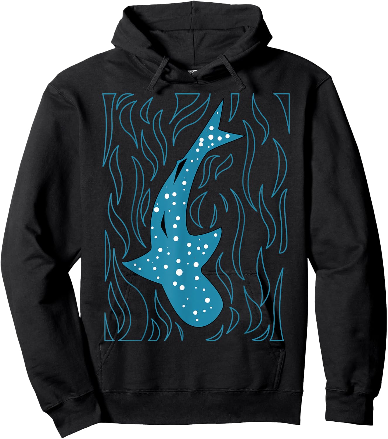 Whale Shark Lover Filter Feeder Fish Colossal Sea Animal Hoodie - Hoodie | Black