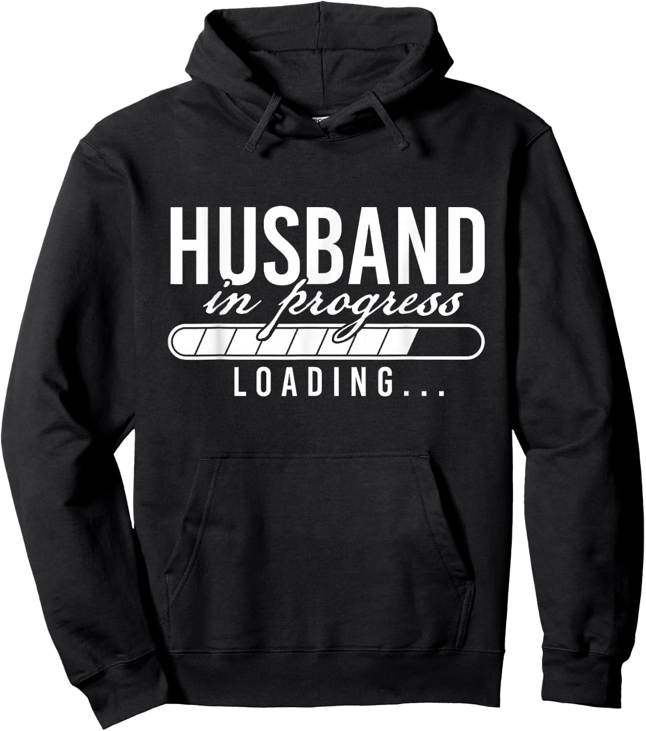 Husband in Progress Loading - Bachelor Party Groom Hoodie - Hoodie | Black