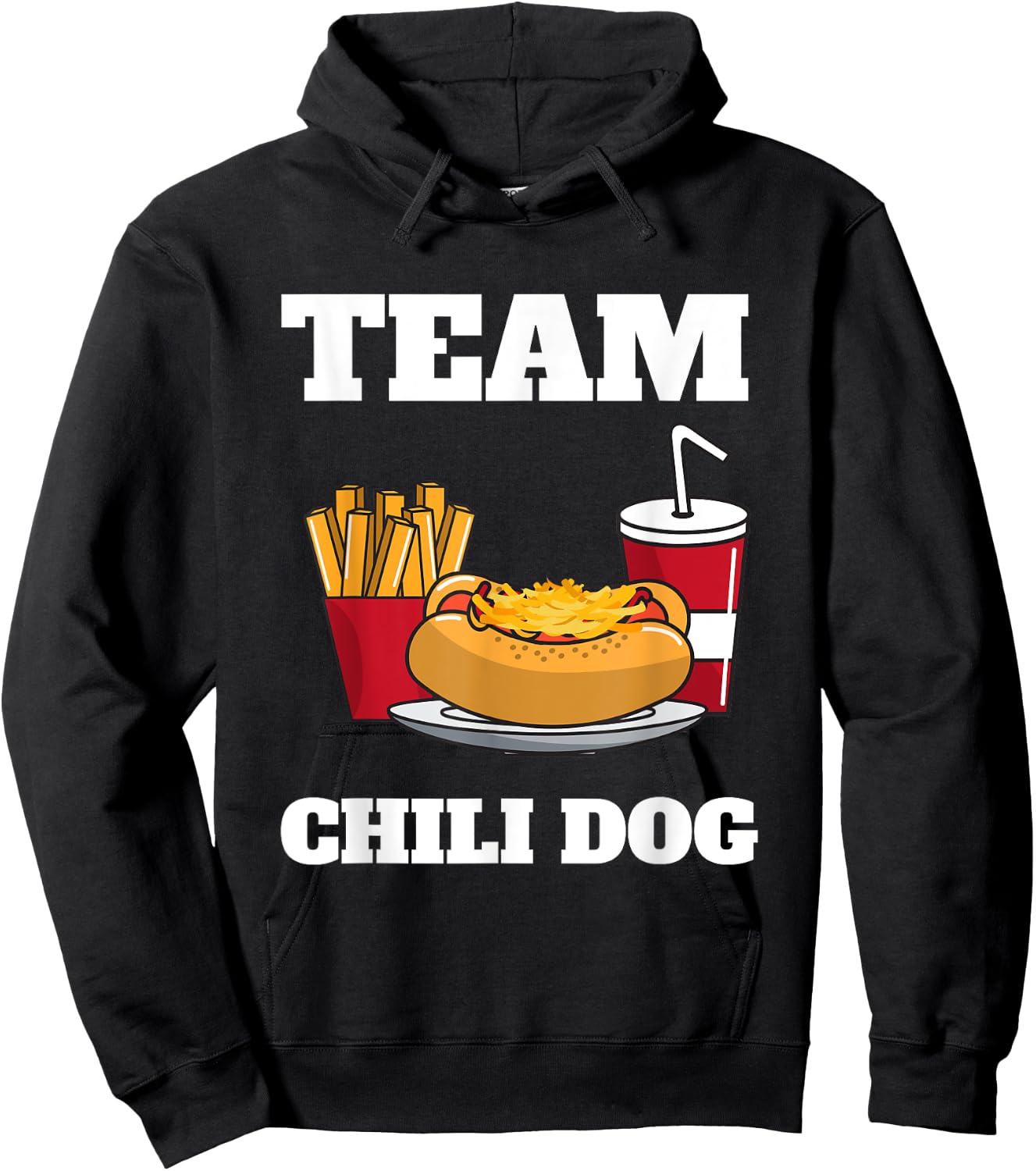 Chili Dog And Hot Dog Man And Chili Con Carne Foodtruck Hoodie - Hoodie | Black