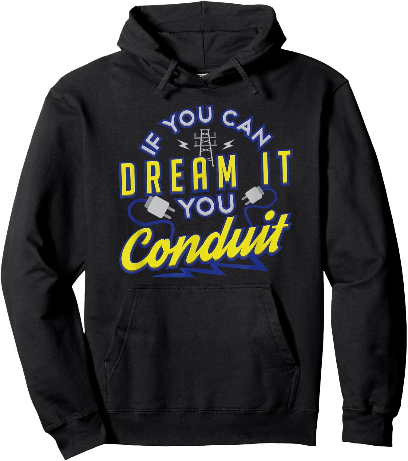 If You Can Dream It You Conduit Valentines Gift Hoodie - Hoodie | Black