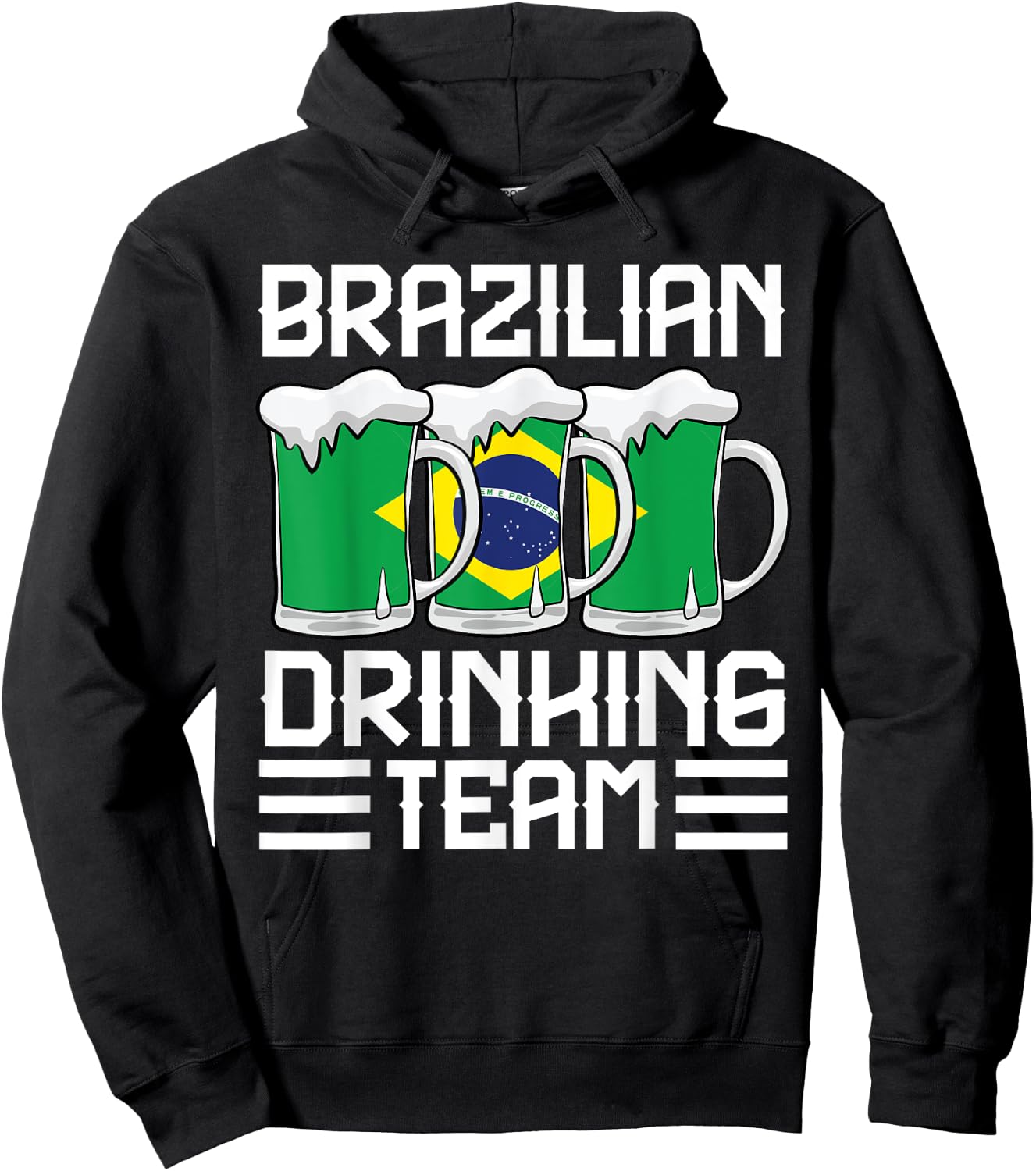 Brazilian Drinking Team Brazil Hoodie - Hoodie | Black