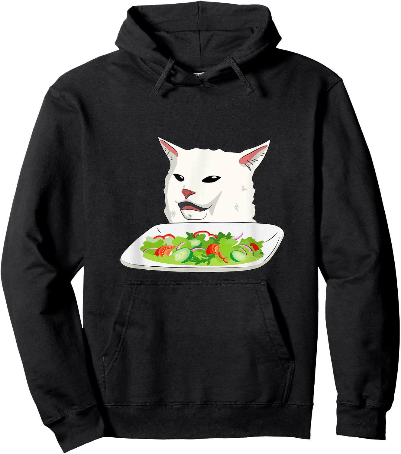 SMUDGE THE CAT - MEME Men Women Kids Hoodie - Hoodie | Black