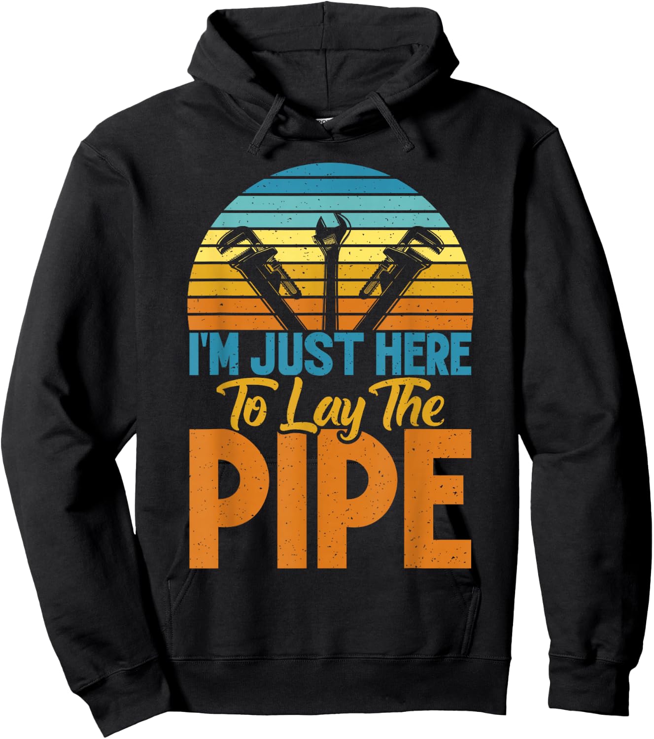 I'm just here to put the whistle, funny plumber. Hoodie - Hoodie | Black