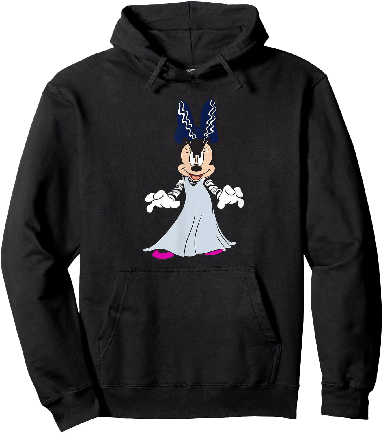Minnie Mouse - Halloween Mummy Costume Hoodie - Hoodie | Black