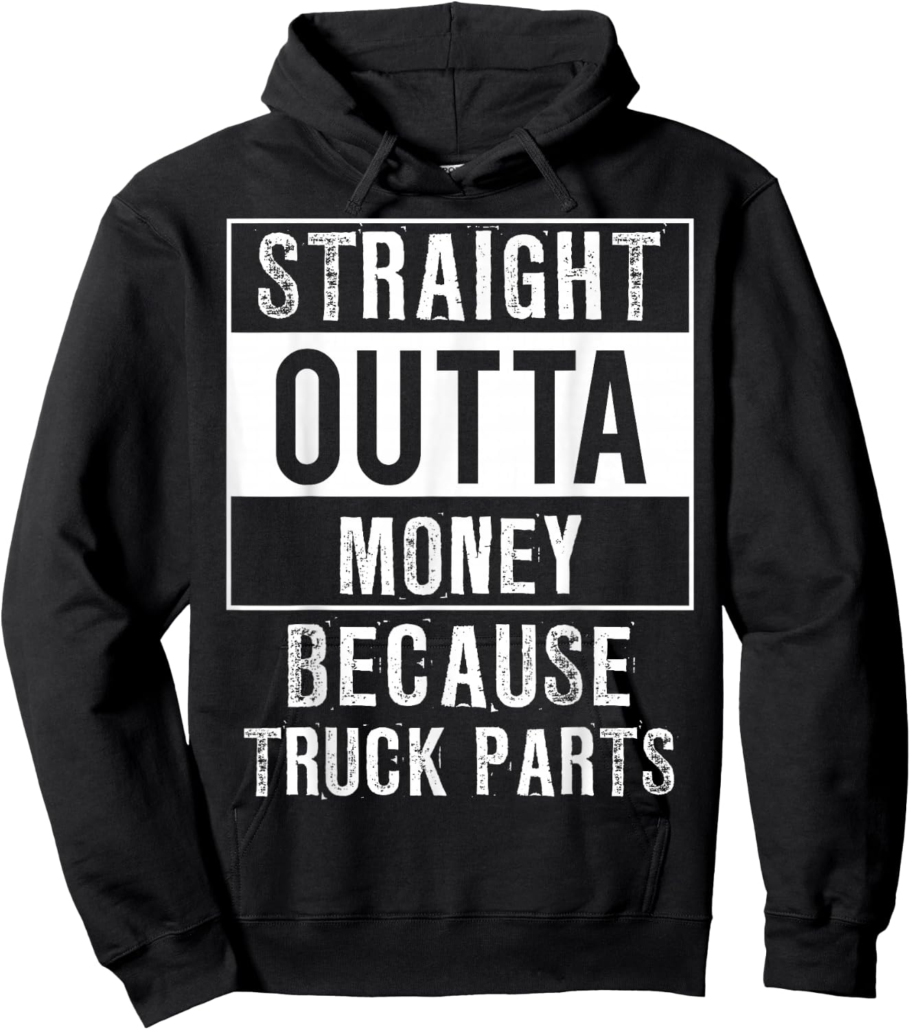 Funny Compton Outta Money Car Truck Shirts 4 Men Women Teens Hoodie - Hoodie | Black