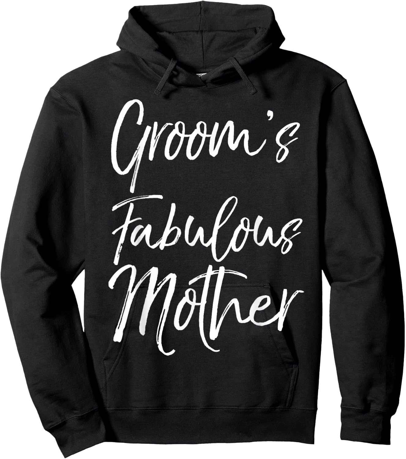 Matching Family Bridal Party Gift Groom's Fabulous Mother Hoodie - Hoodie | Black