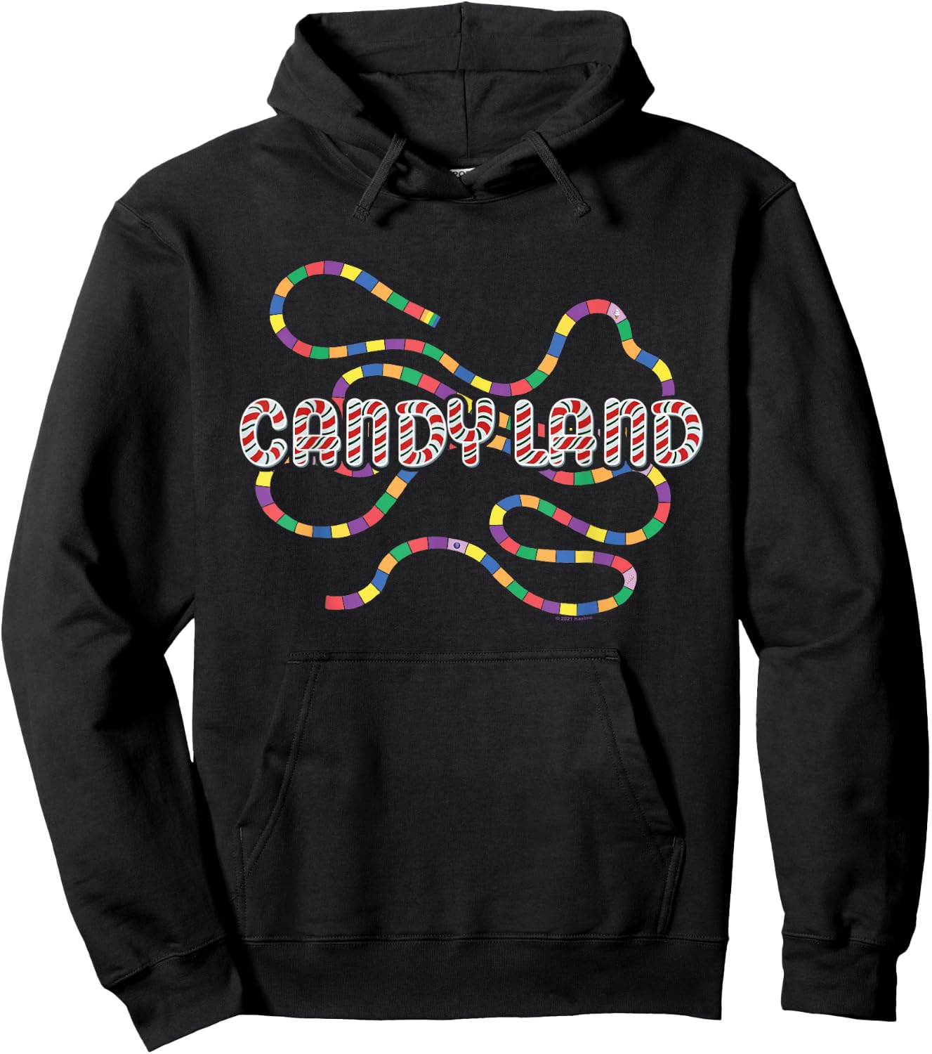 Candy Land Rainbow Trail Hoodie - Hoodie | Black