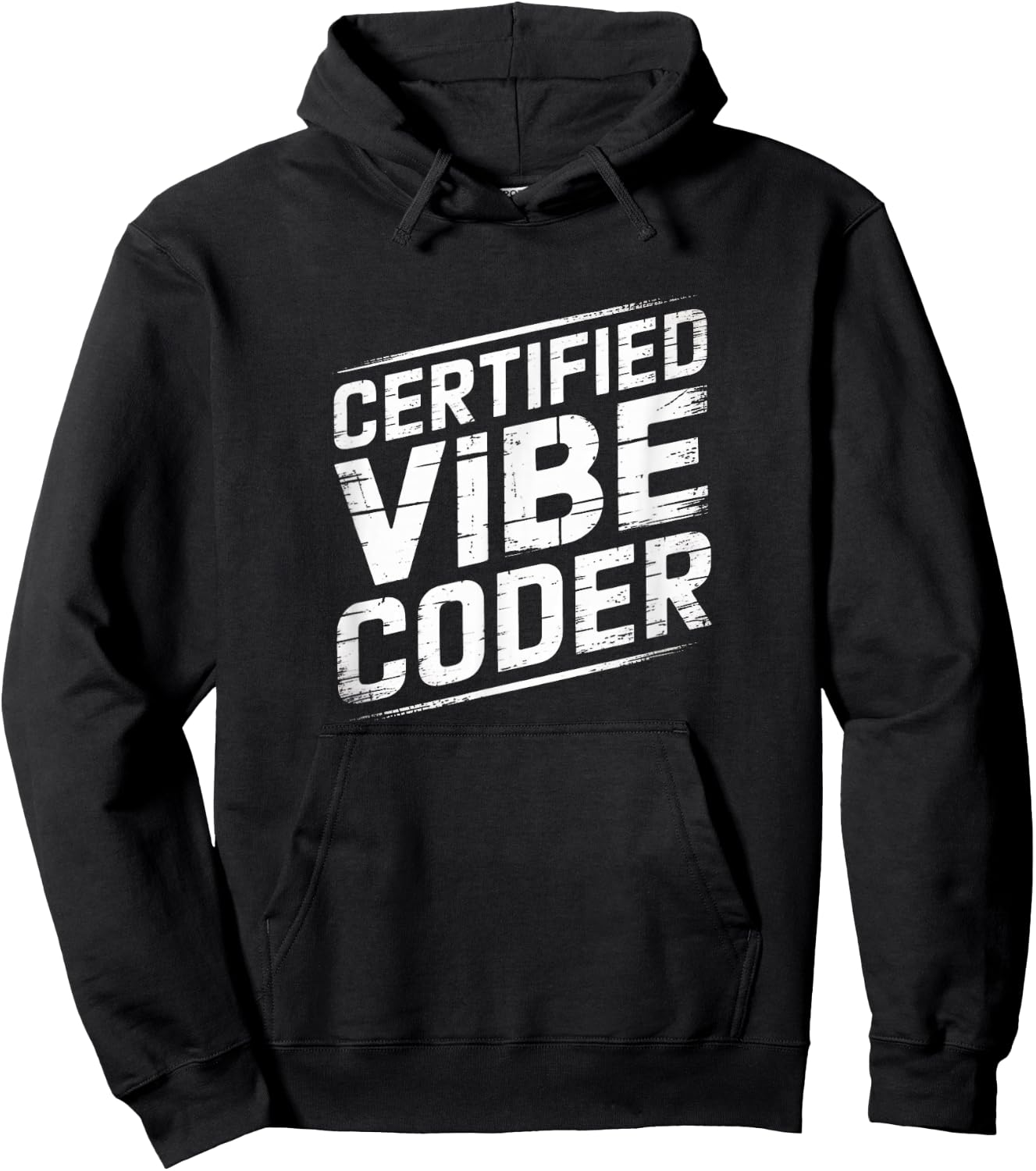 Certified Vibe Coder - Vibe Coding Hoodie - Hoodie | Black