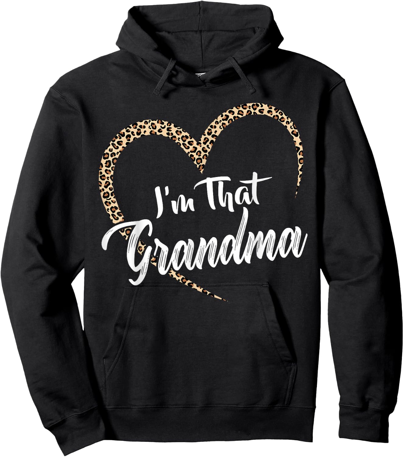 Grandma I'm That grandma Grandma Hoodie - Hoodie | Black