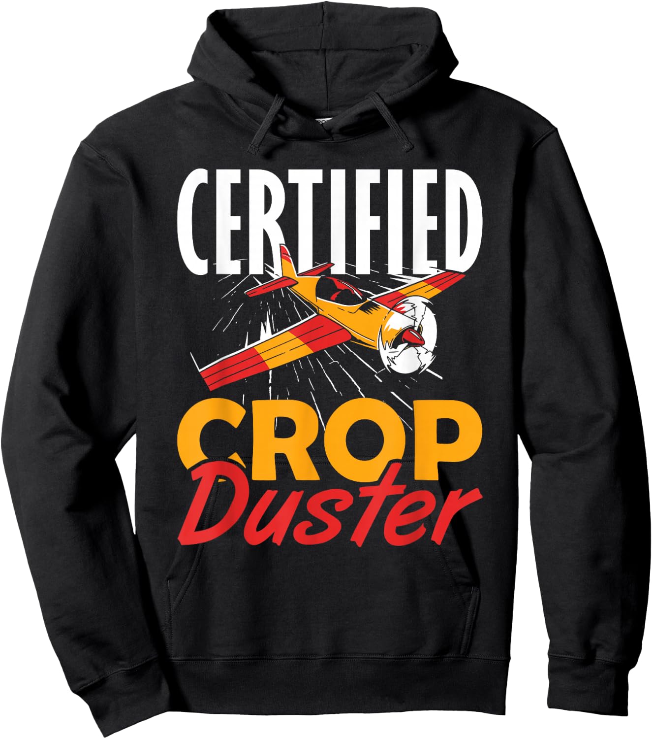 Certified Crop Duster Hoodie - Hoodie | Black
