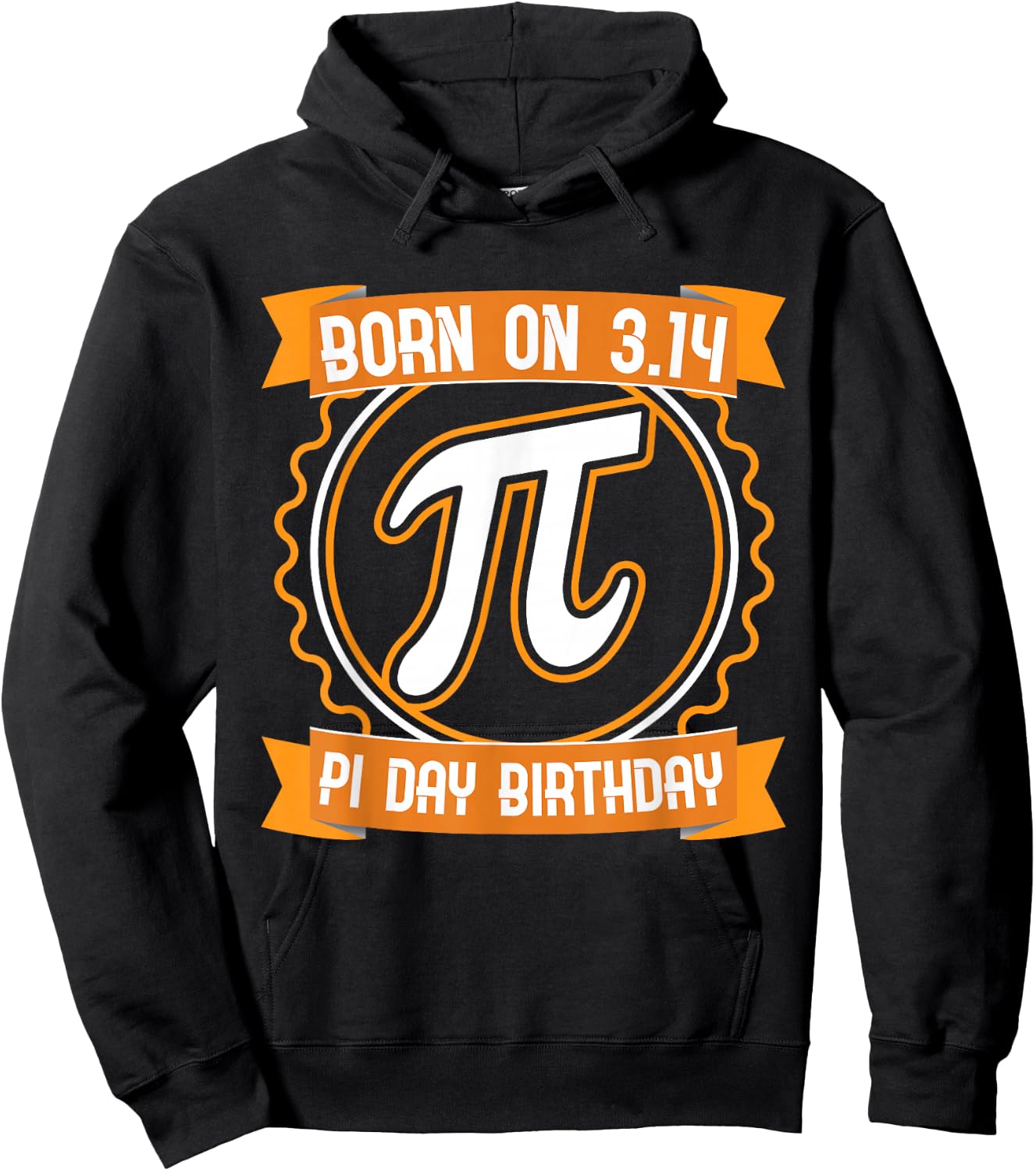 Pi Day Born on 314 PI Day Birthday Math Lover Teacher Hoodie - Hoodie | Black