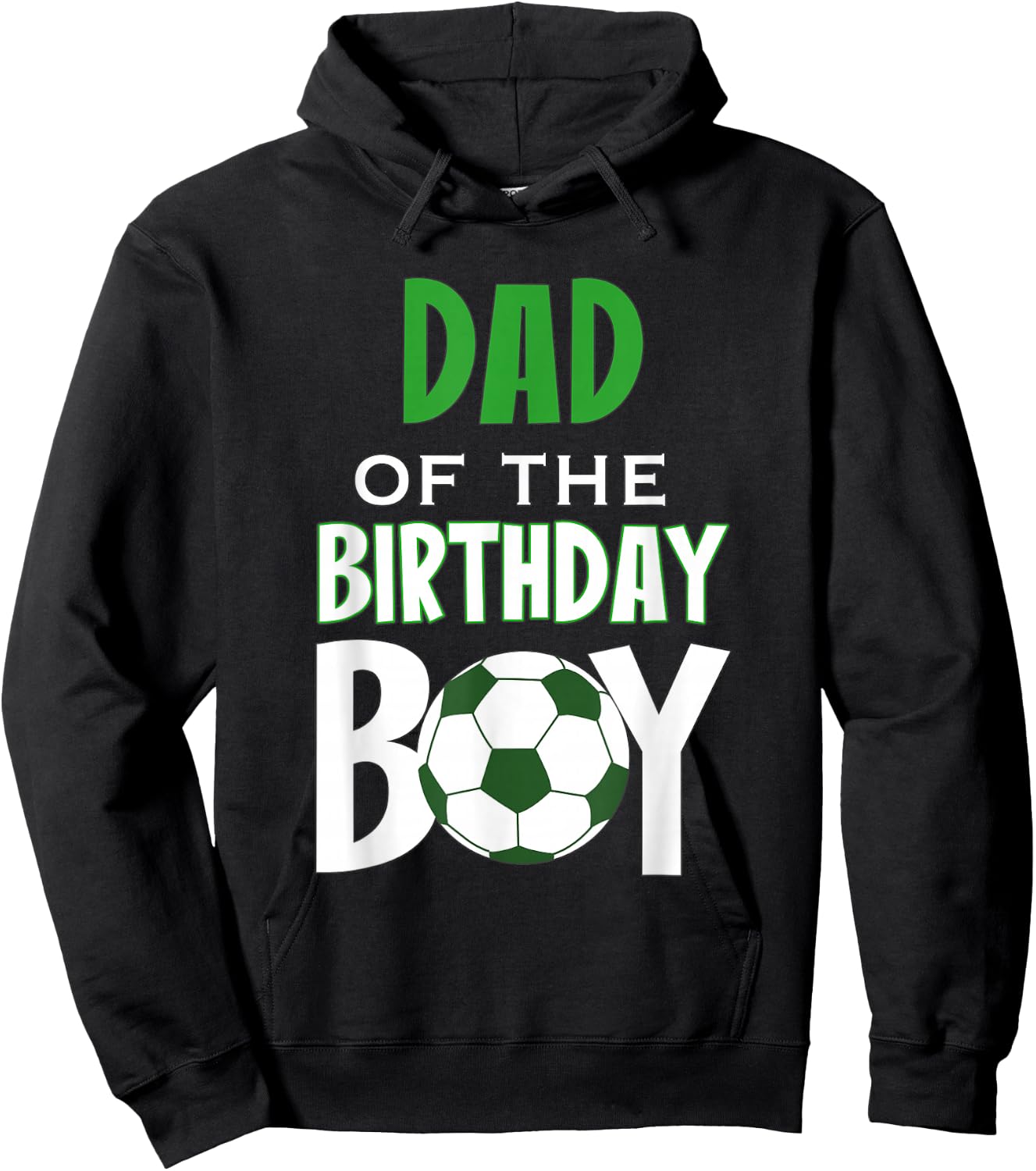 Dad of the Birthday Boy Soccer Mom Hoodie - Hoodie | Black