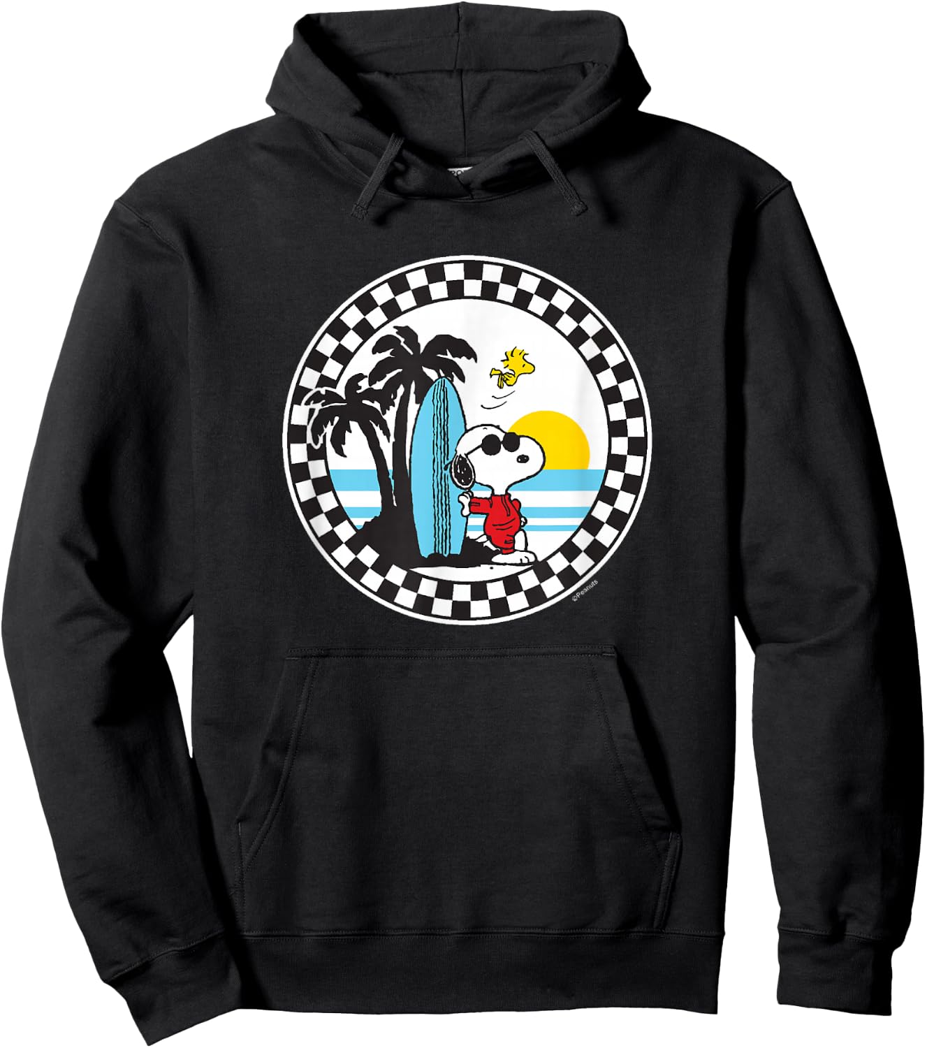 Peanuts - Snoopy Surfs Up Hoodie - Hoodie | Black