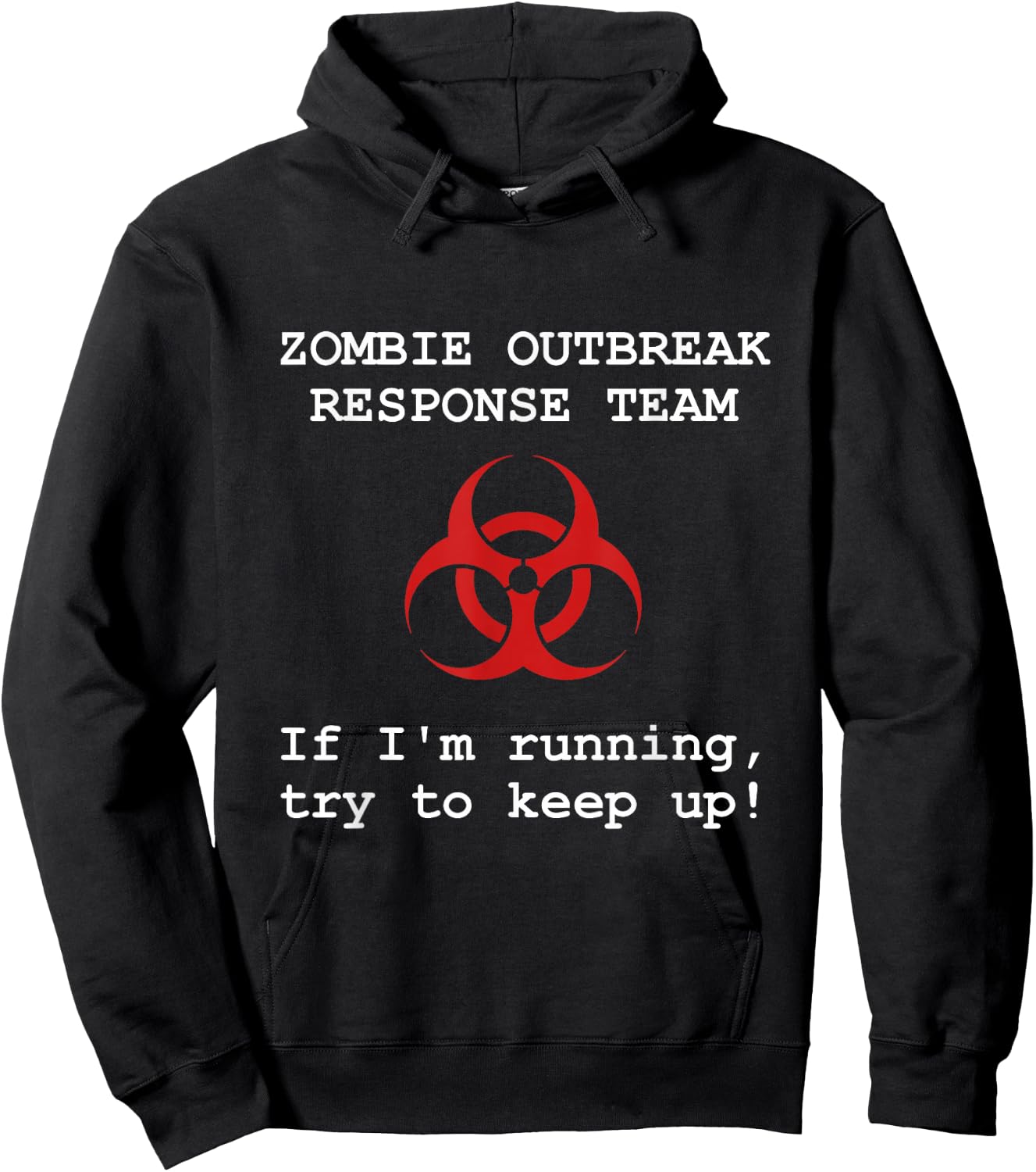 Zombie Response Team Funny Hoodie - Hoodie | Black