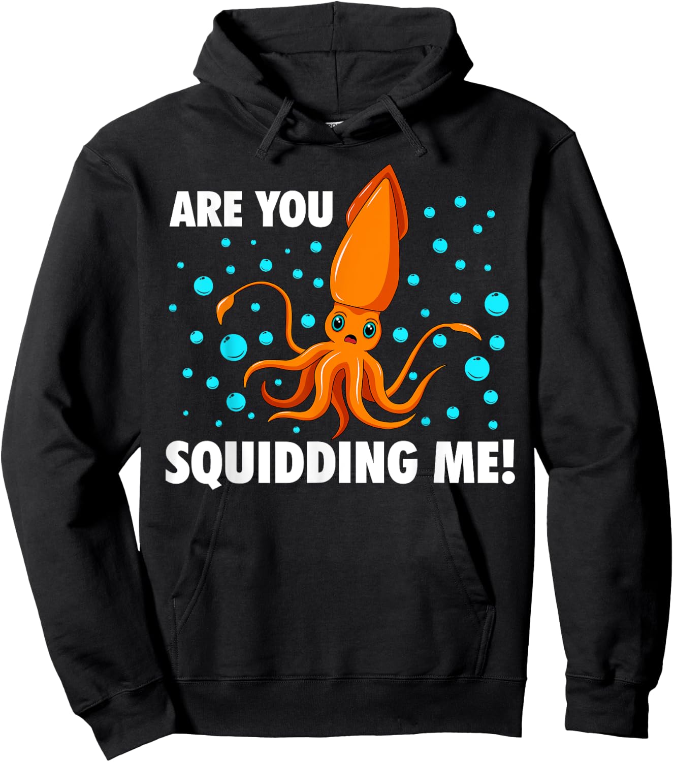 Cool Squid Women Kids Zoologist Octopus Fish Animal Hoodie - Hoodie | Black