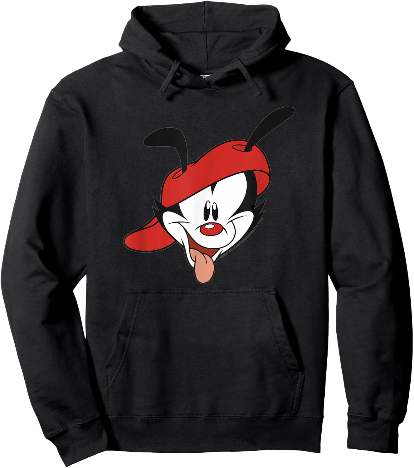Animaniacs Wakko Big Face Hoodie - Hoodie | Black