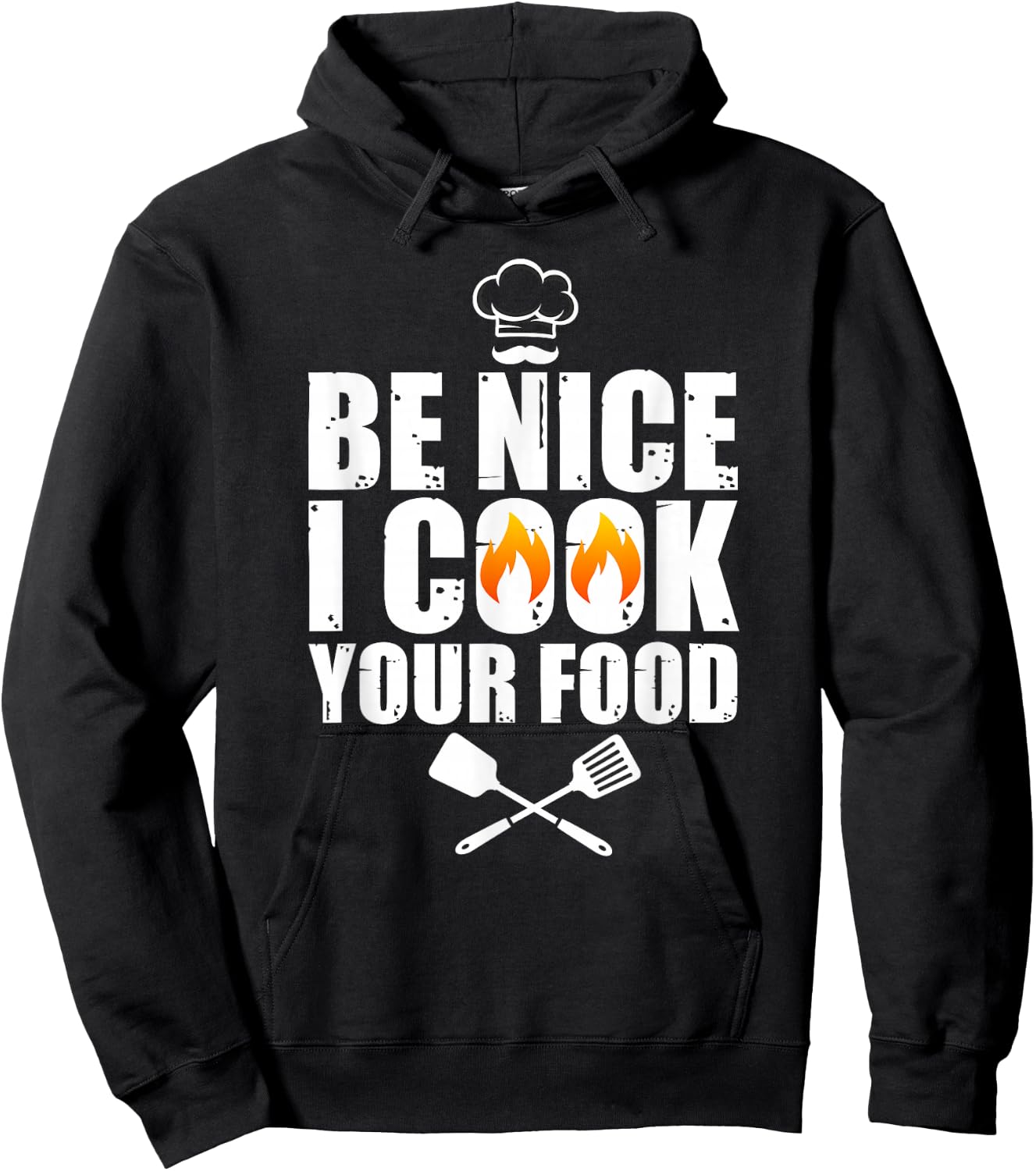Funny Chef Art Women Restaurant Cooking Food Lover Hoodie - Hoodie | Black