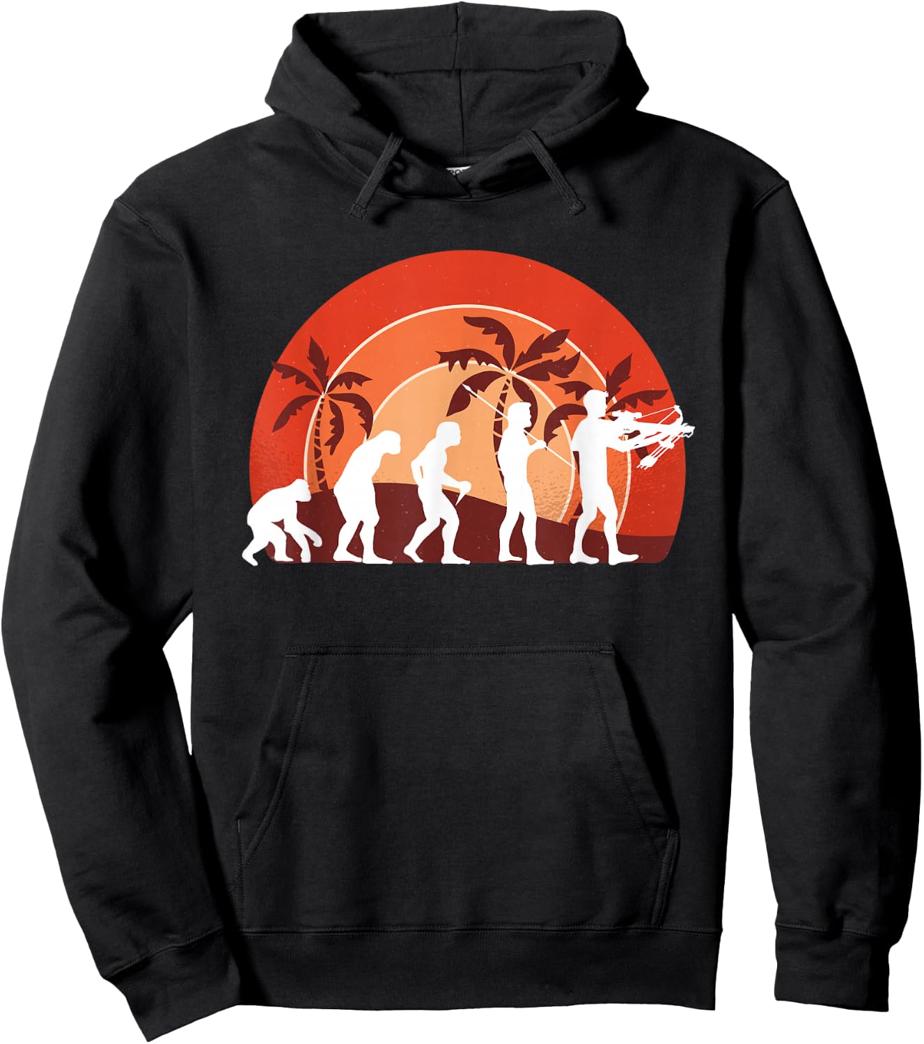 Crossbow Hunting | Crossbow Sports Crossbow Gift Hoodie - Hoodie | Black