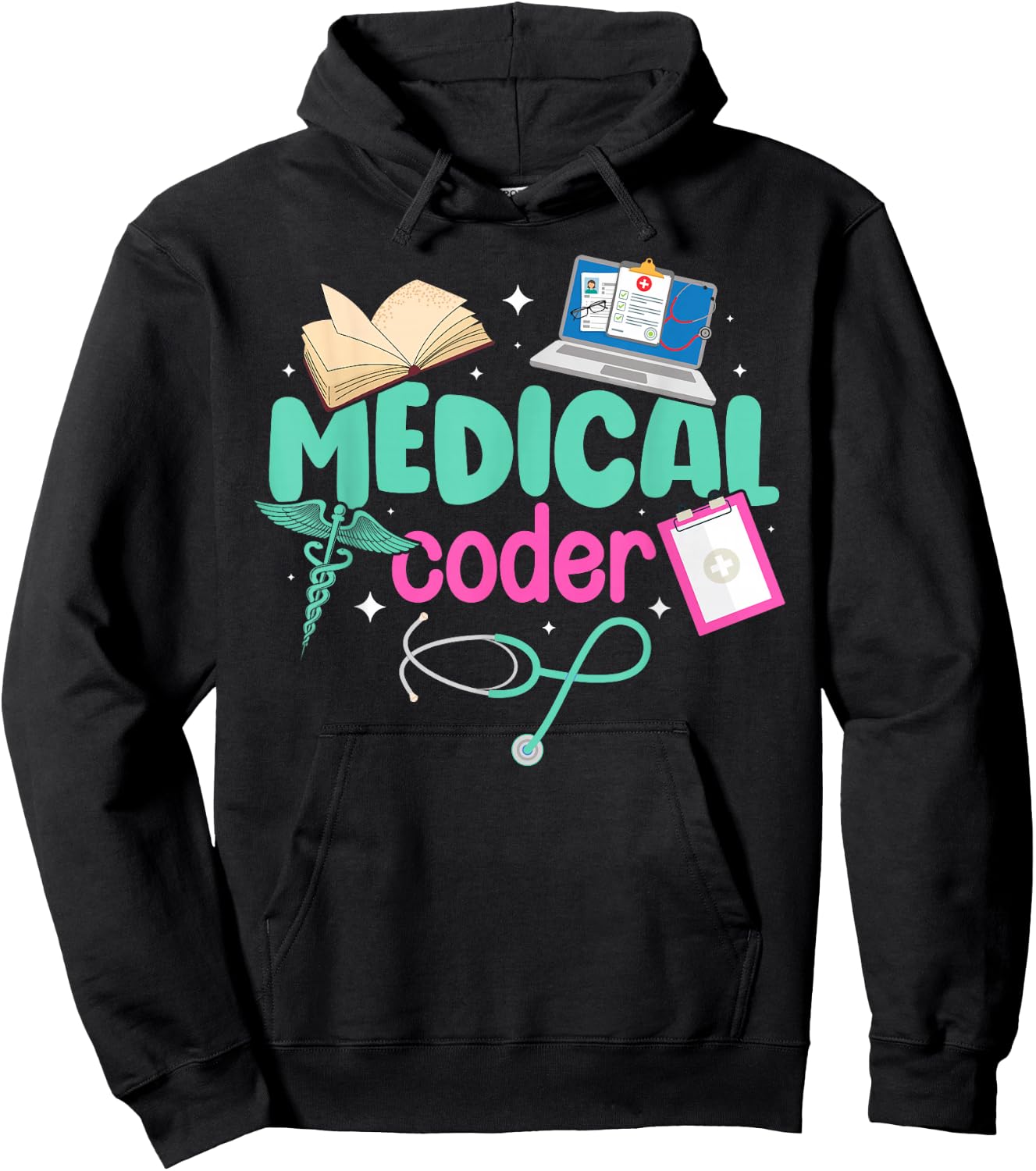 Medical Coder Medical Coding Best Medical Coders Hoodie - Hoodie | Black