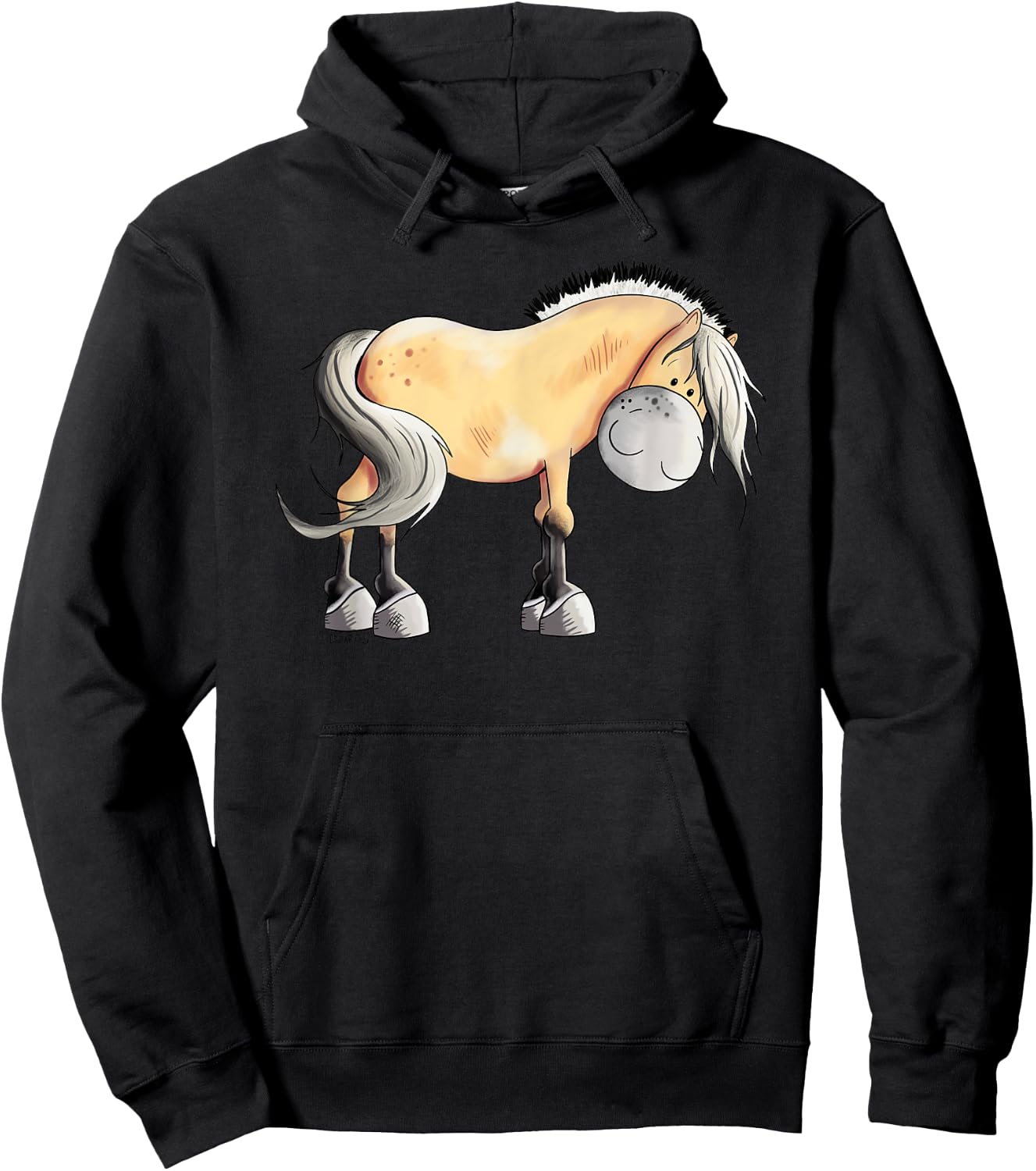 Norwegian Fjord Horse T Shirt For Horse Lovers And Friends Hoodie - Hoodie | Black