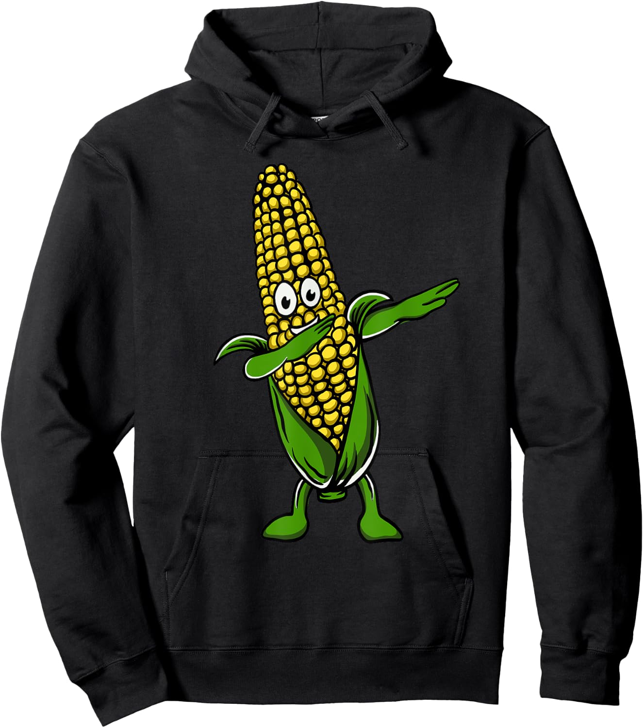 Cute Corn Art Women Farmer Corn On The Cob Farming Hoodie - Hoodie | Black