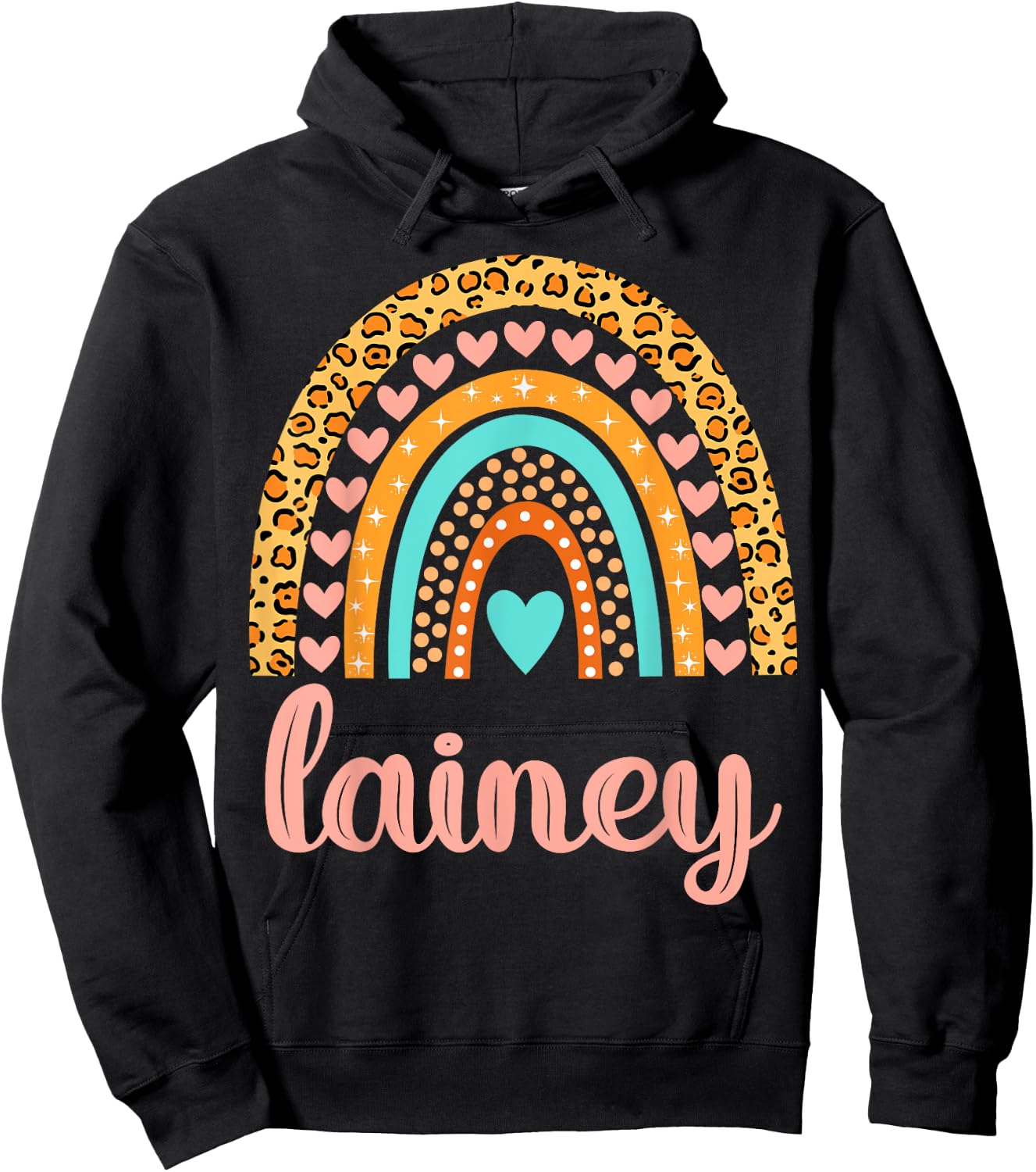 Lainey Lainey Name Birthday Shirt Gift Hoodie - Hoodie | Black