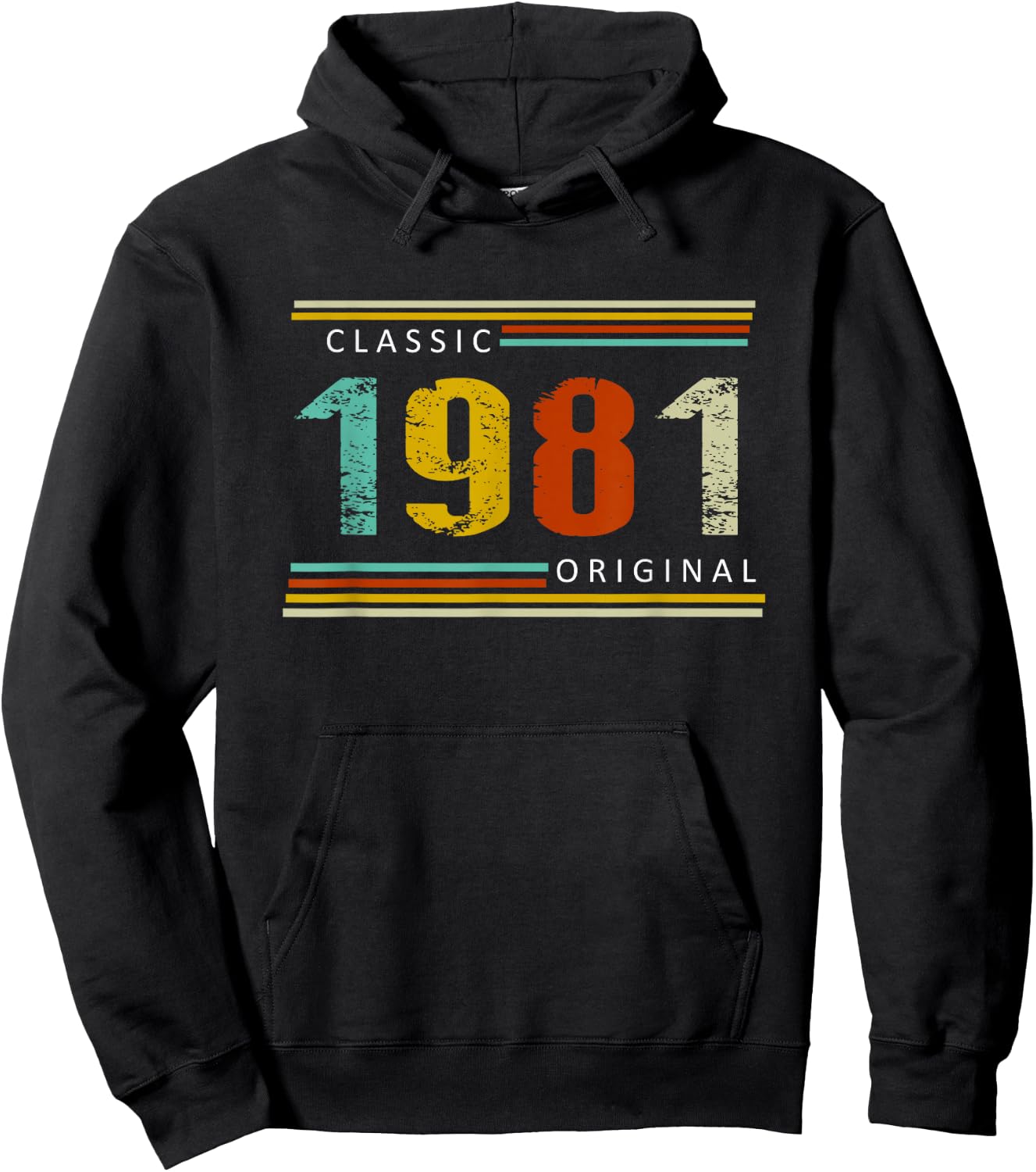 Birthday, Classic of 1981 Original, 44th Retro Hoodie - Hoodie | Black