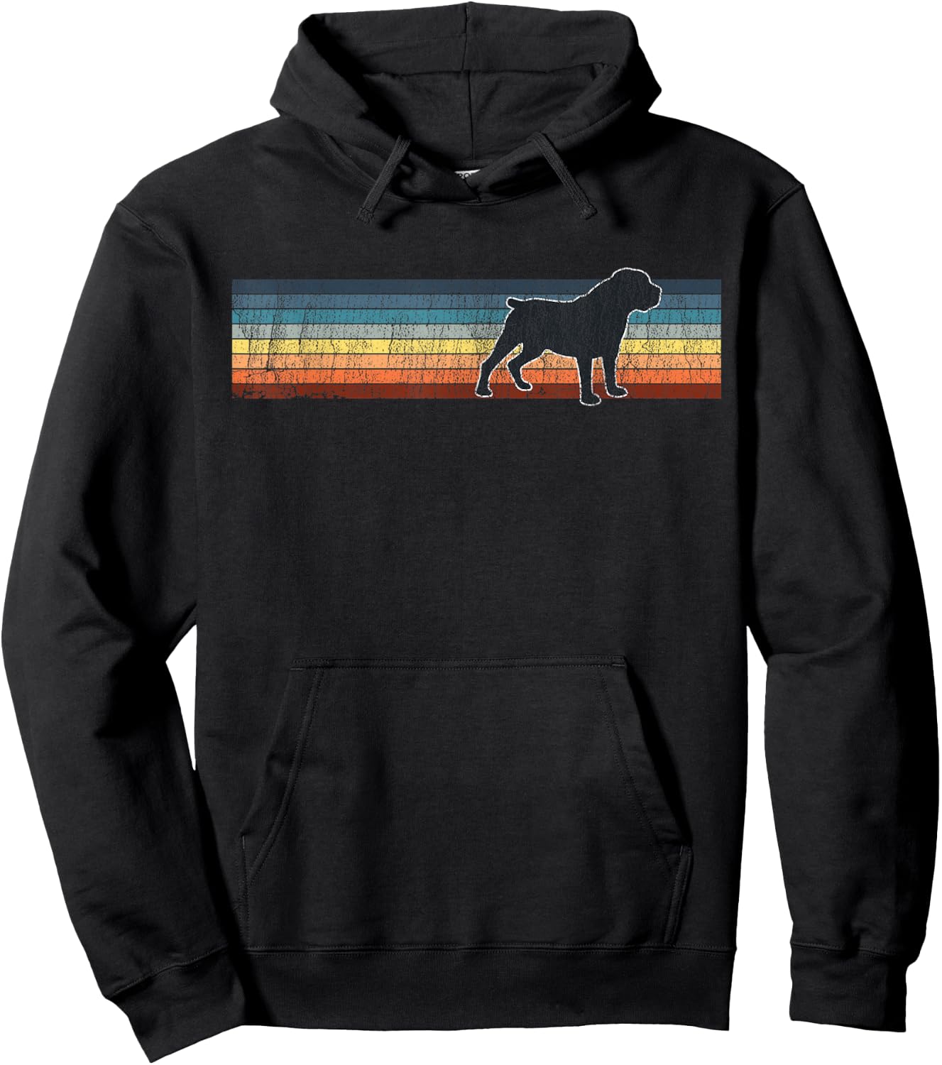 Boerboel Vintage Pet Lover Dog Mom Dad Women Hoodie - Hoodie | Black