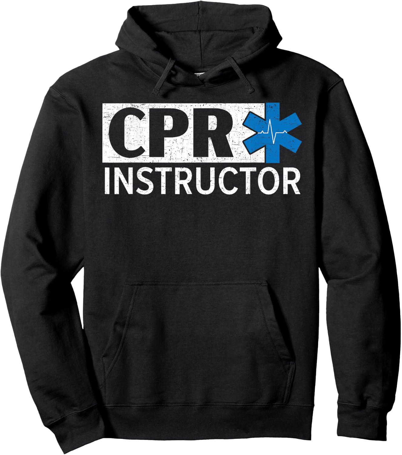 CPR Instructor Healthcare Worker EMT Paramedic Hoodie - Hoodie | Black