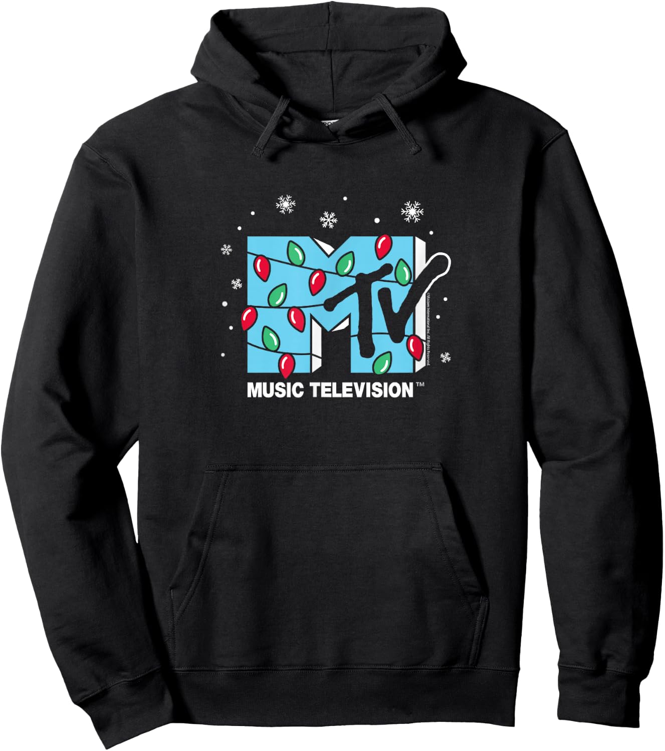MTV - Christmas Lights Hoodie - Hoodie | Black
