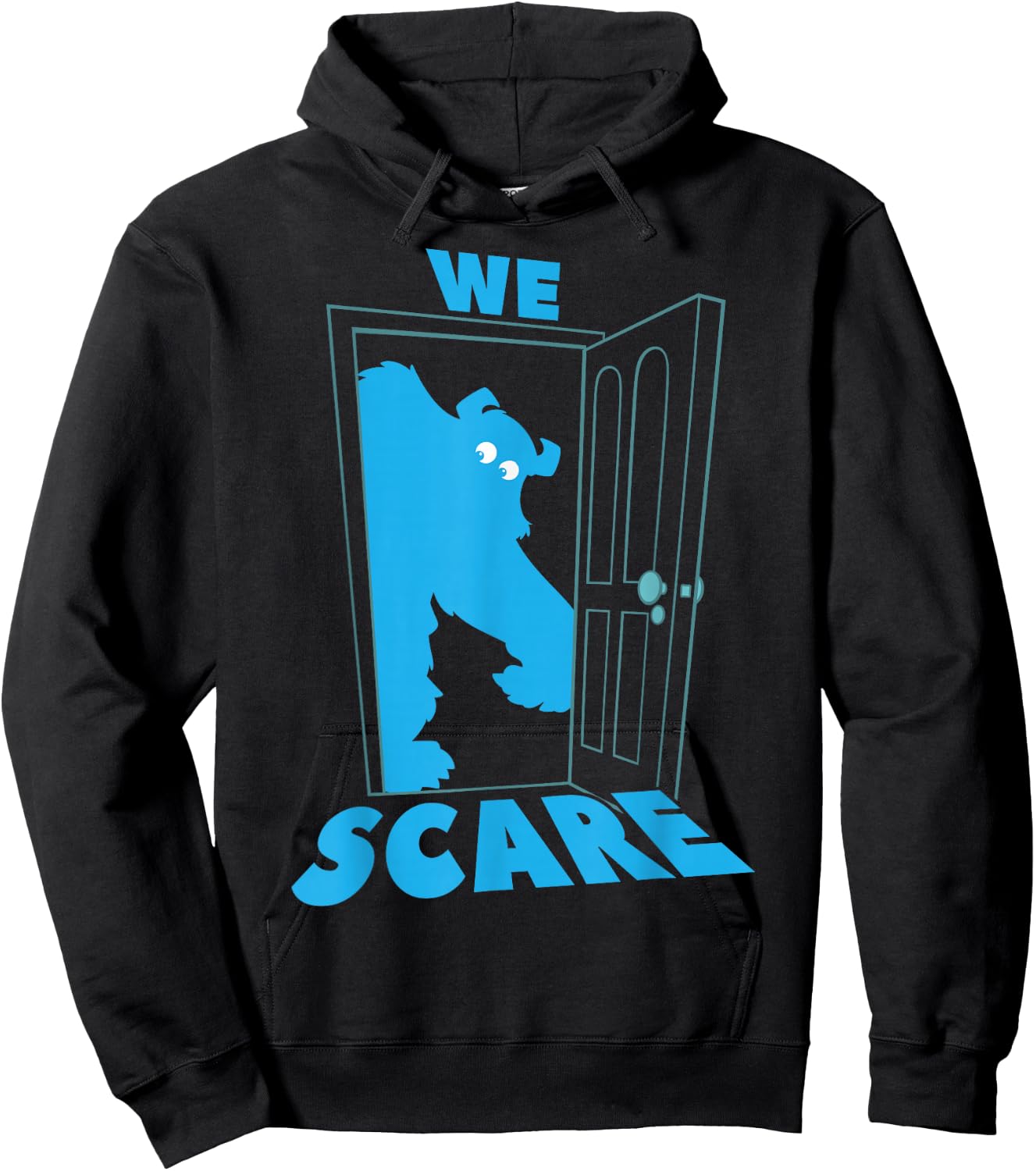 Disney Pixar Monsters, Inc. Sulley We Scare We Care Door Hoodie - Hoodie | Black