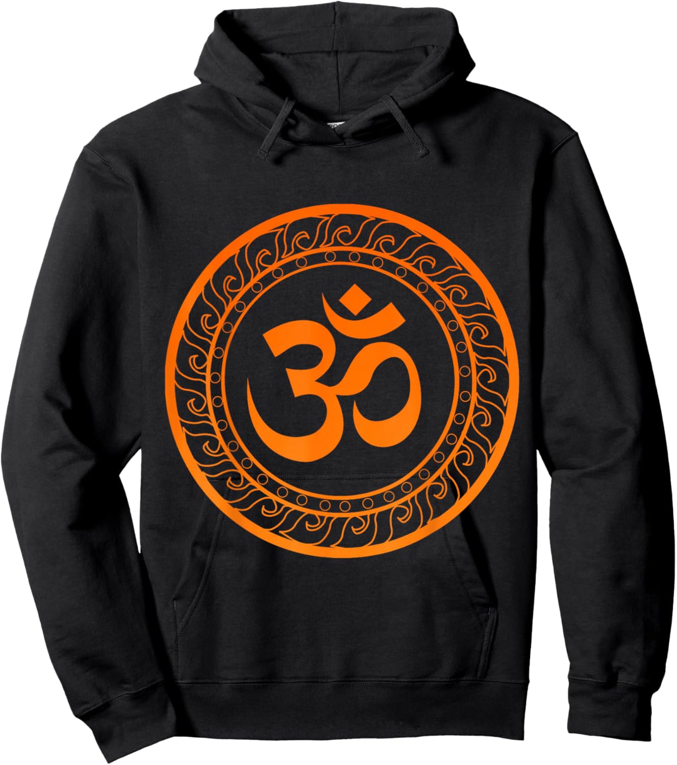 Om Ohm Aum Buddhism Symbol Yoga Sanskrit Hoodie - Hoodie | Black