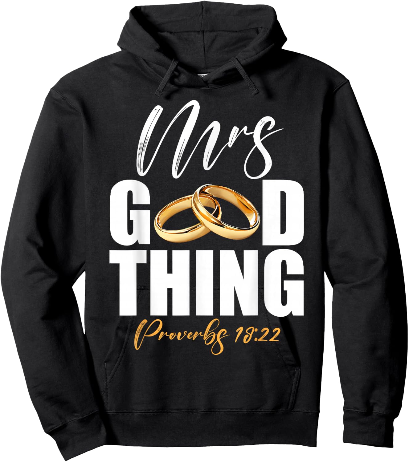 He Who Finds A Wife Finds A Good Thing Men Husband Marriages Hoodie - Hoodie | Black