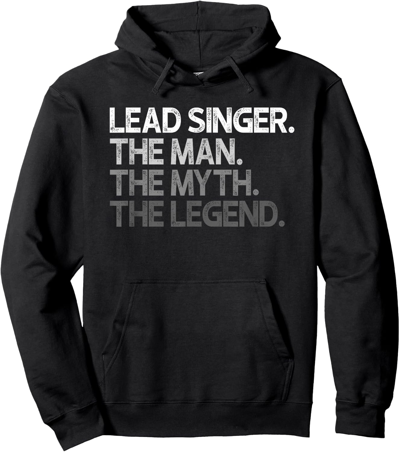 Lead Singer Man The Myth Legend Gift Hoodie - Hoodie | Black