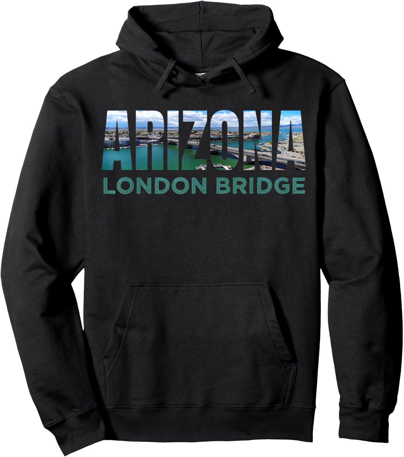 London Bridge Lake Havasu City Arizona Tourist Attraction Az Hoodie - Hoodie | Black