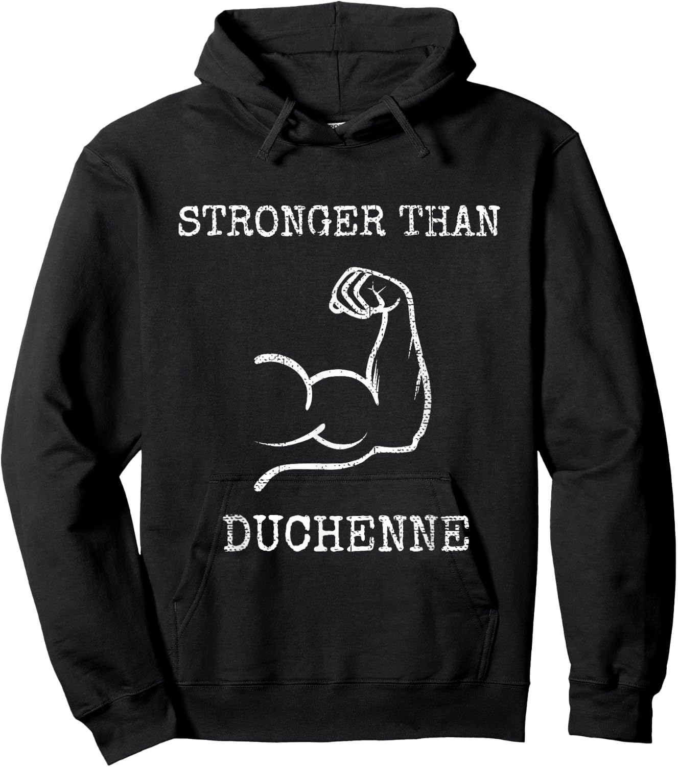 Stronger Than: Duchenne Muscular Dystrophy Hoodie - Hoodie | Black