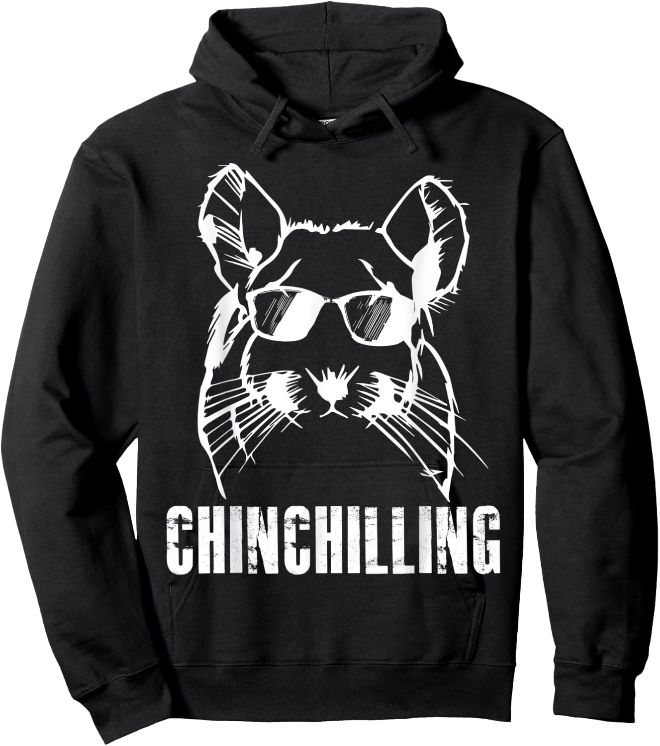 Chinchilling Chinchilla Chinchillas Wool Mouse Rodent Hoodie - Hoodie | Black