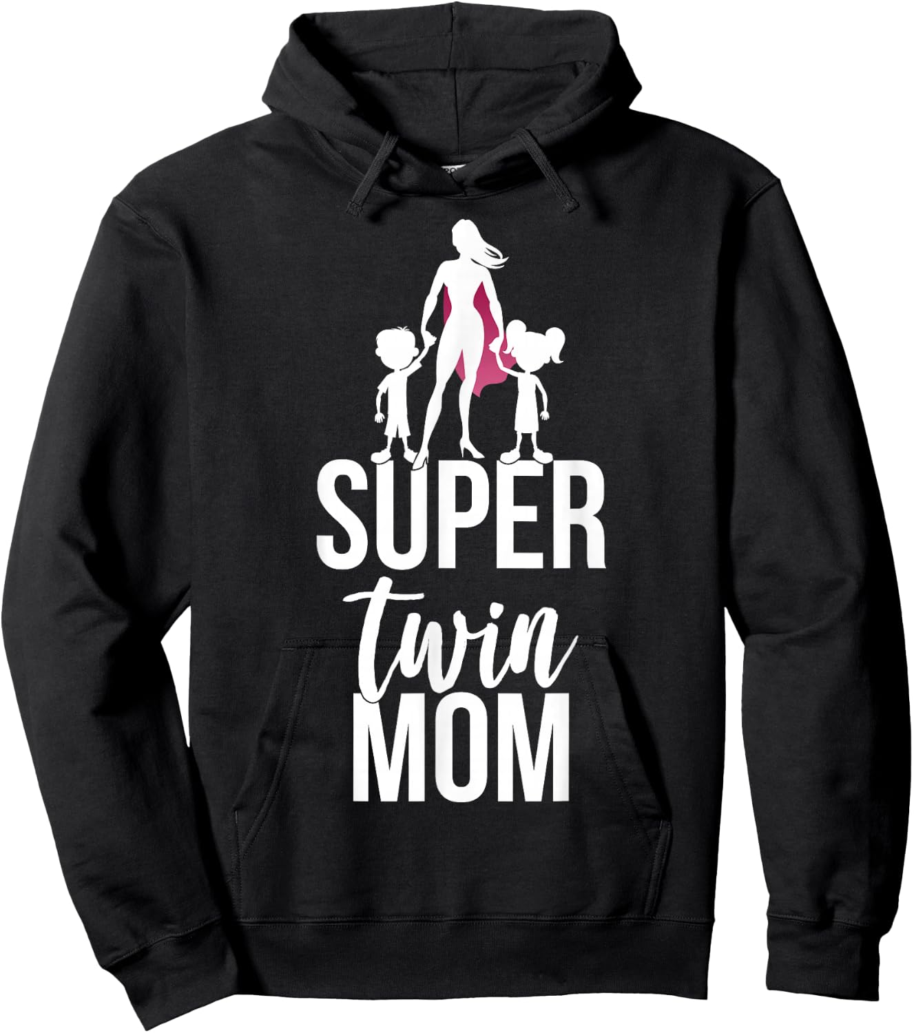 Super Twin Mom Hoodie - Hoodie | Black