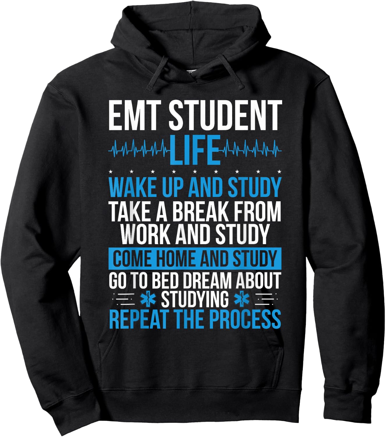 EMT Student Accessoires EMT School Essentials EMS Week Hoodie - Hoodie | Black