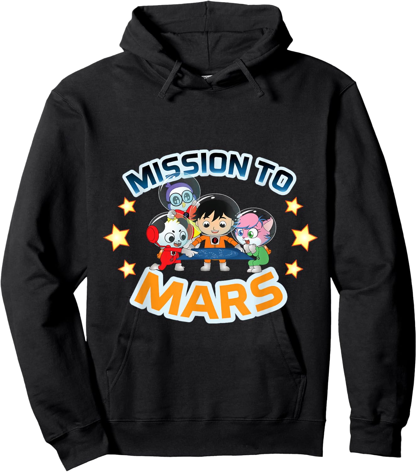Ryan's World Galaxy Explorers Mission to Mars Hoodie - Hoodie | Black