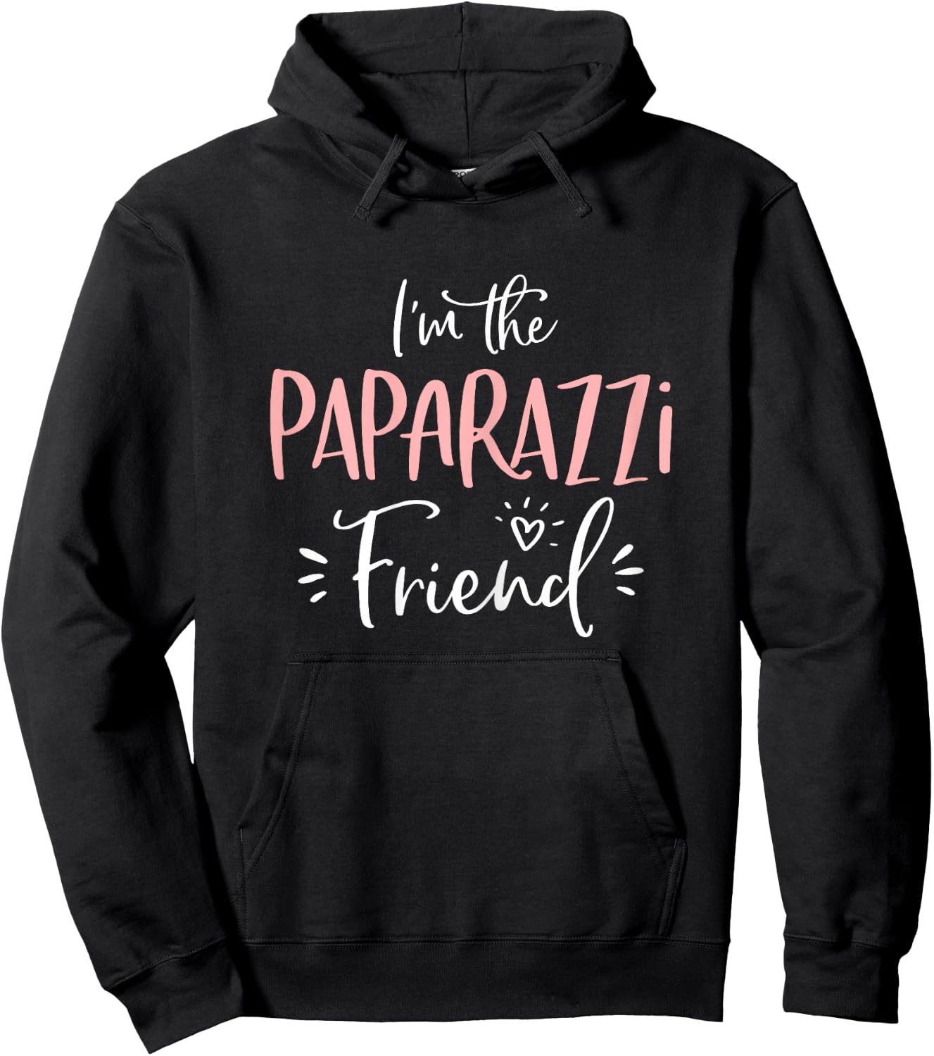 Paparazzi Friend Group Funny Matching Bachelorette Party Hoodie - Hoodie | Black