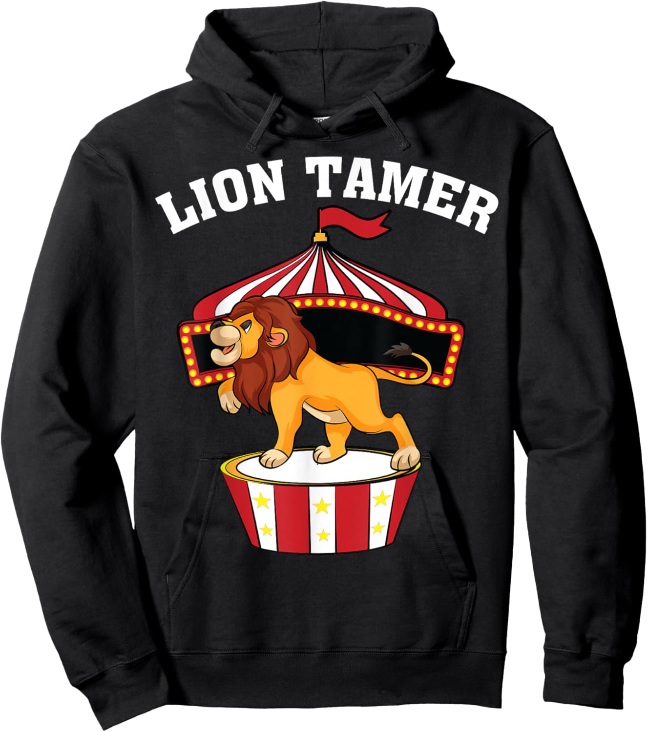 Cute Lion Tamer | Funny Carnival Show Performer Kids Gift Hoodie - Hoodie | Black