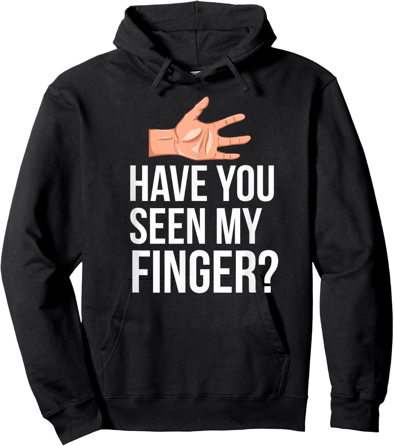Missing Finger Prosthetic Amputation Recovery Hoodie - Hoodie | Black