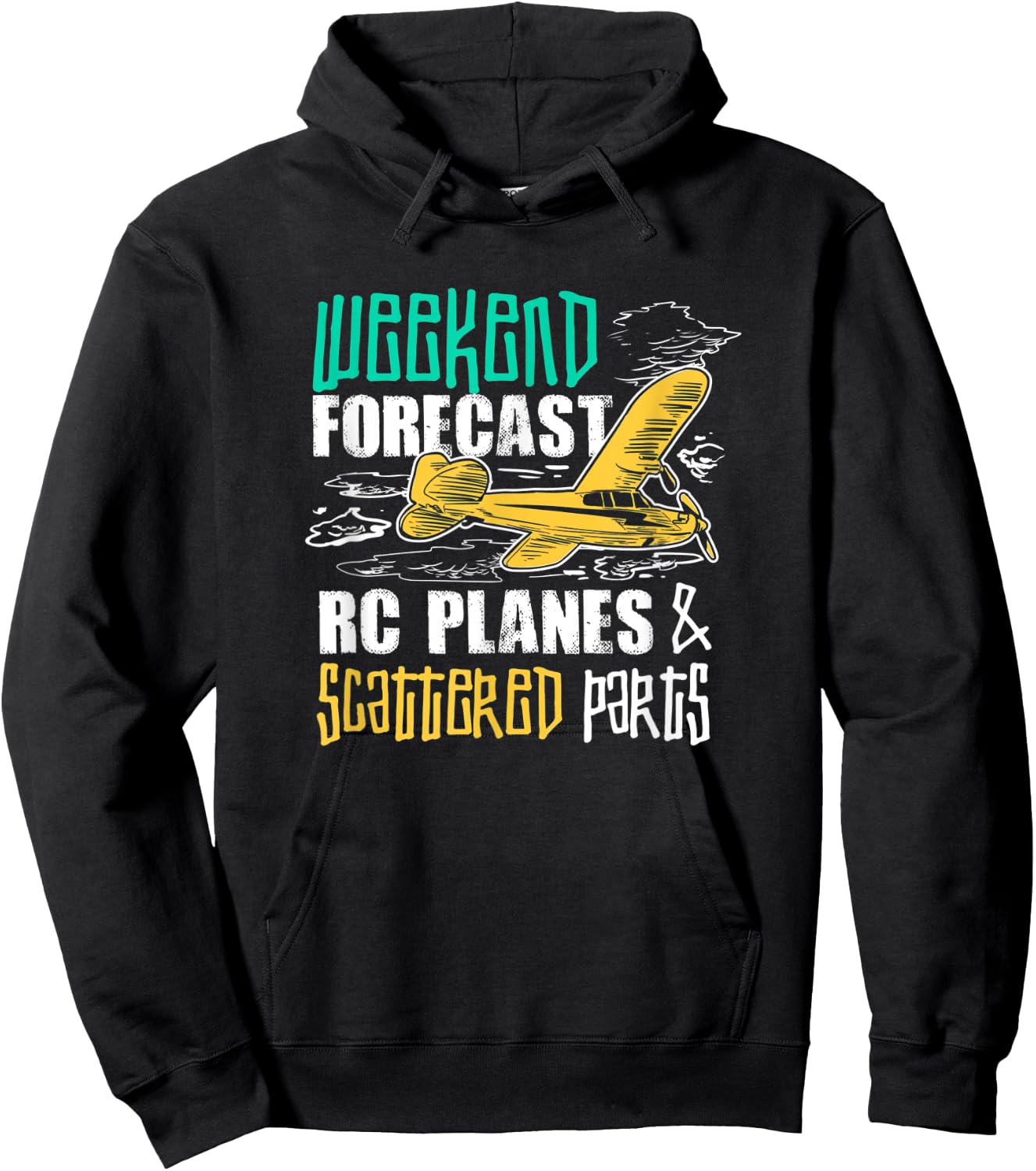 RC Plane Gift An RC Pilot Hoodie - Hoodie | Black