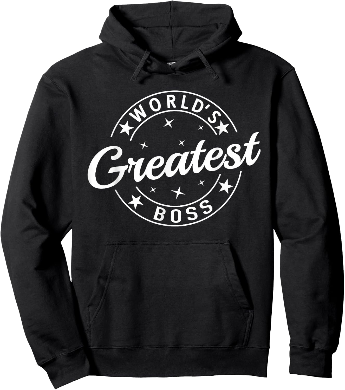 World's Greatest Boss Funny Best Boss Ever Proud Employee Hoodie - Hoodie | Black