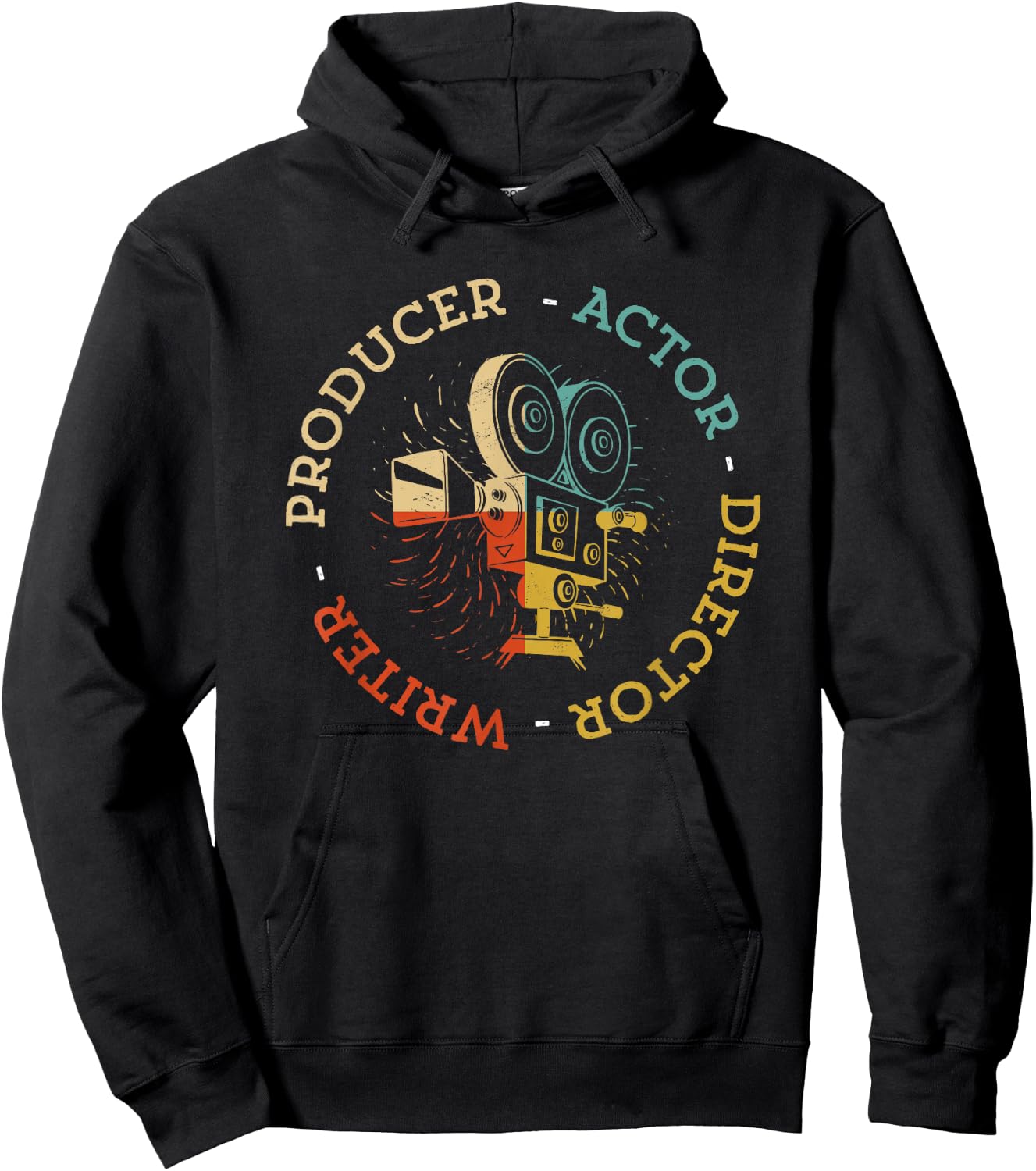 Writer Producer Actor Director Funny Film Theatre Filmmaker Hoodie - Hoodie | Black
